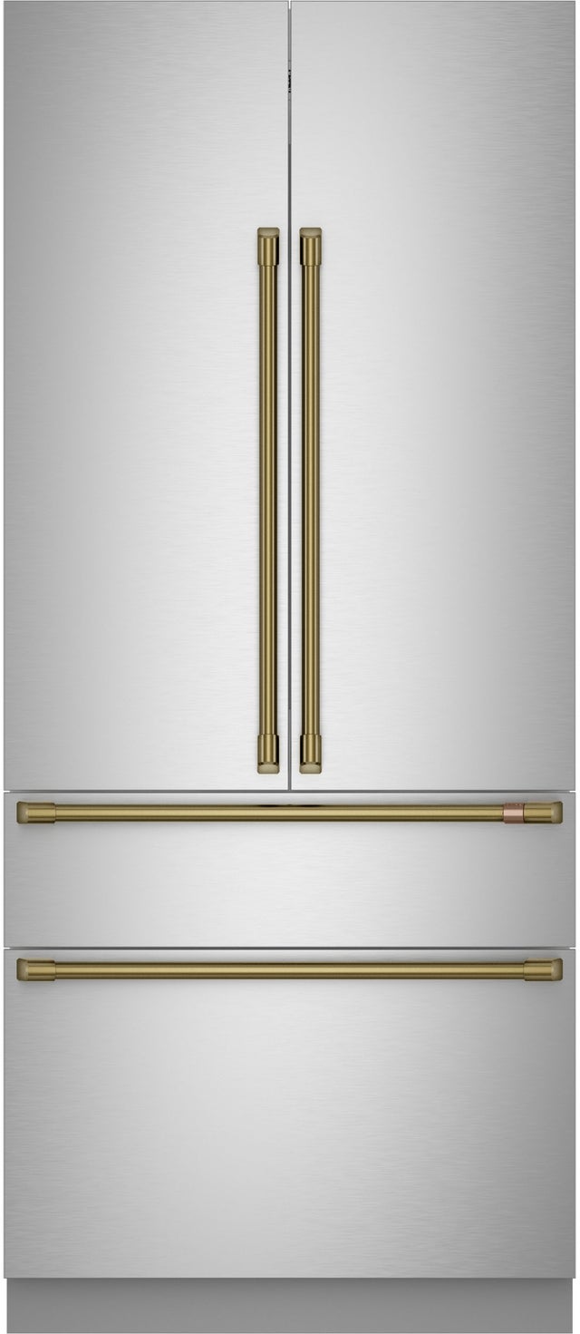 Cafe CXSB4H4PVCG Handle Kit for Built In Refrigerator: Brushed Bras...