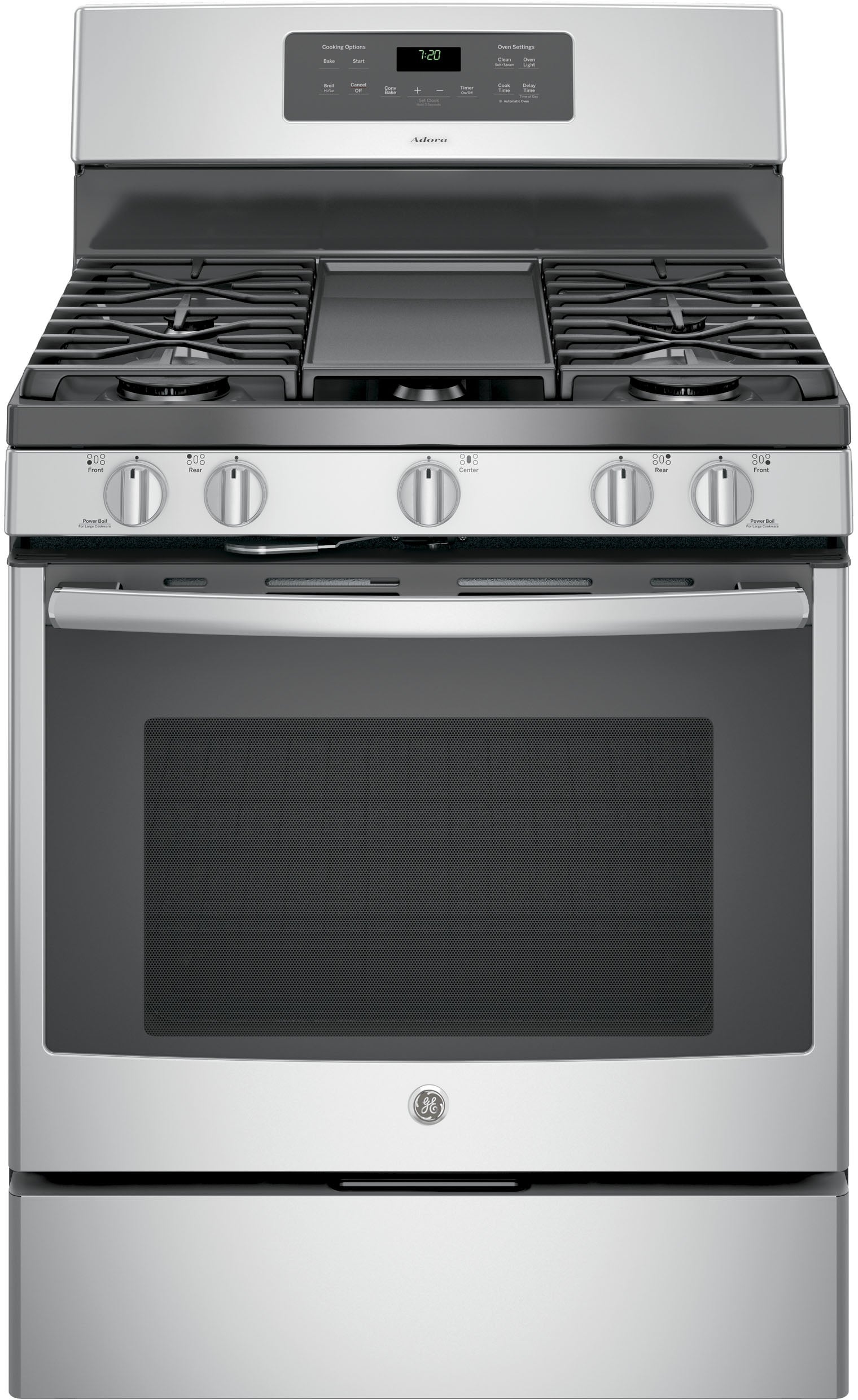 GE JGB720SEJSS 30 Inch Free Standing Gas Range: Stainless