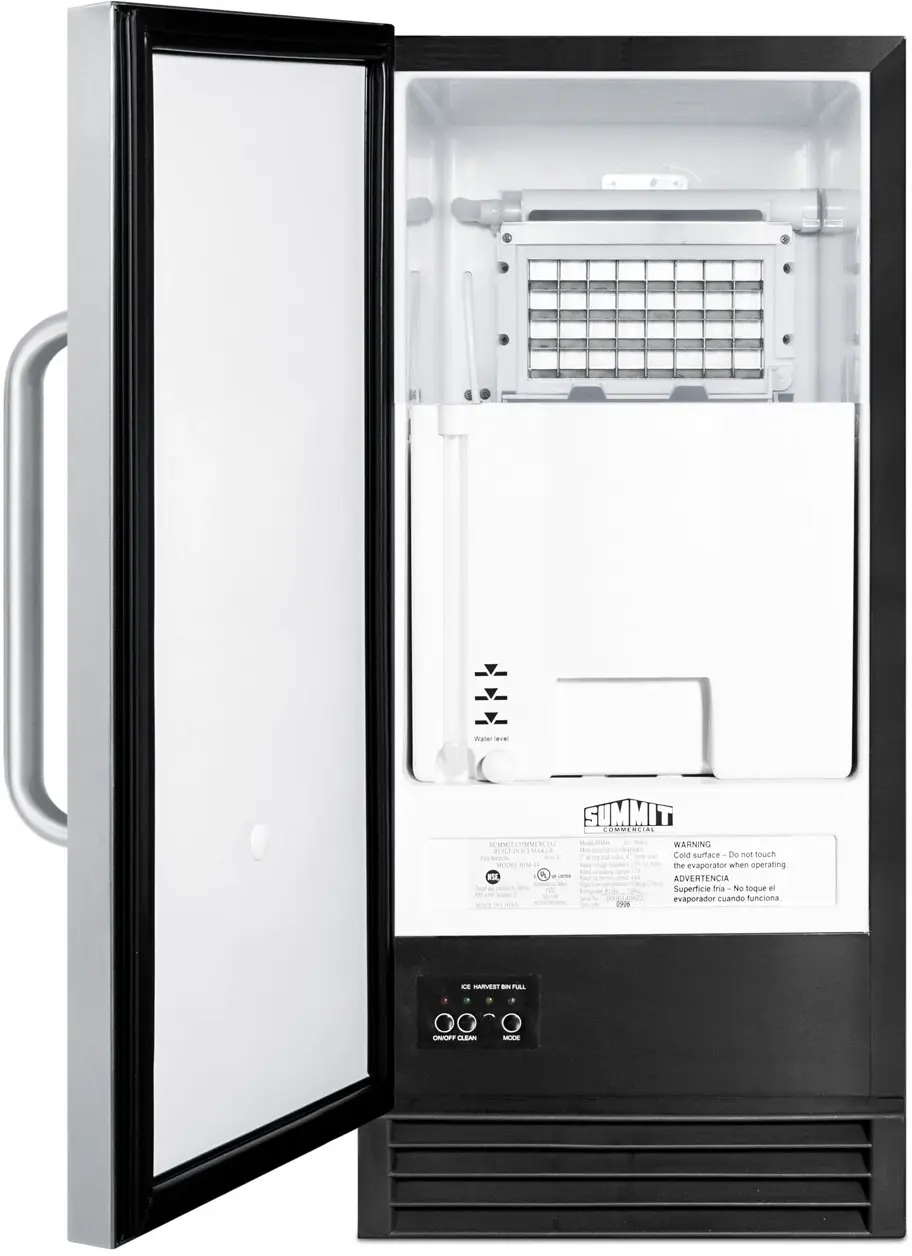 Summit BIM44GADA Stainless Steel/Black