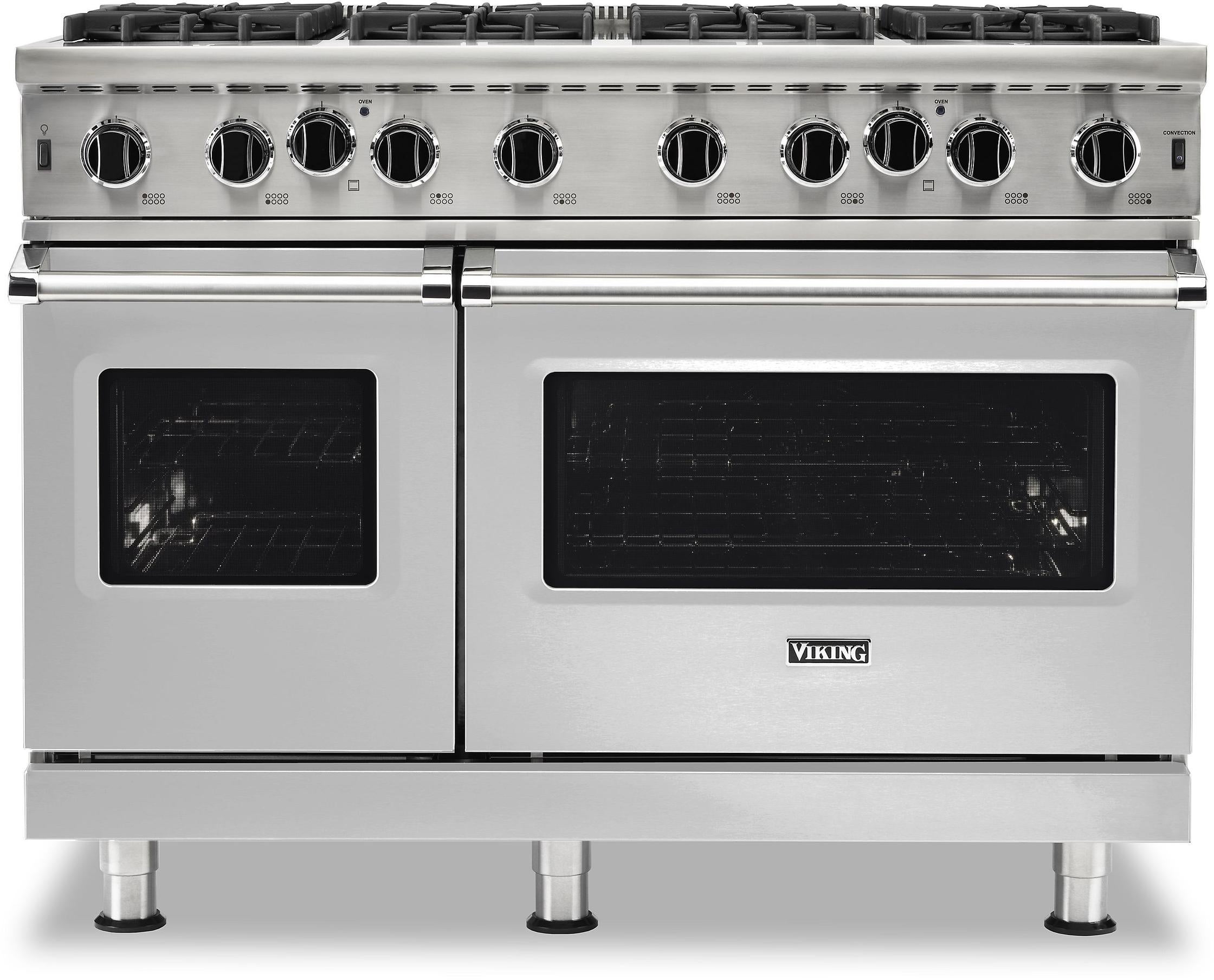 Viking VGIC54828BSS 48 Inch Wide 24 Inch D. Gas Open Burner Range