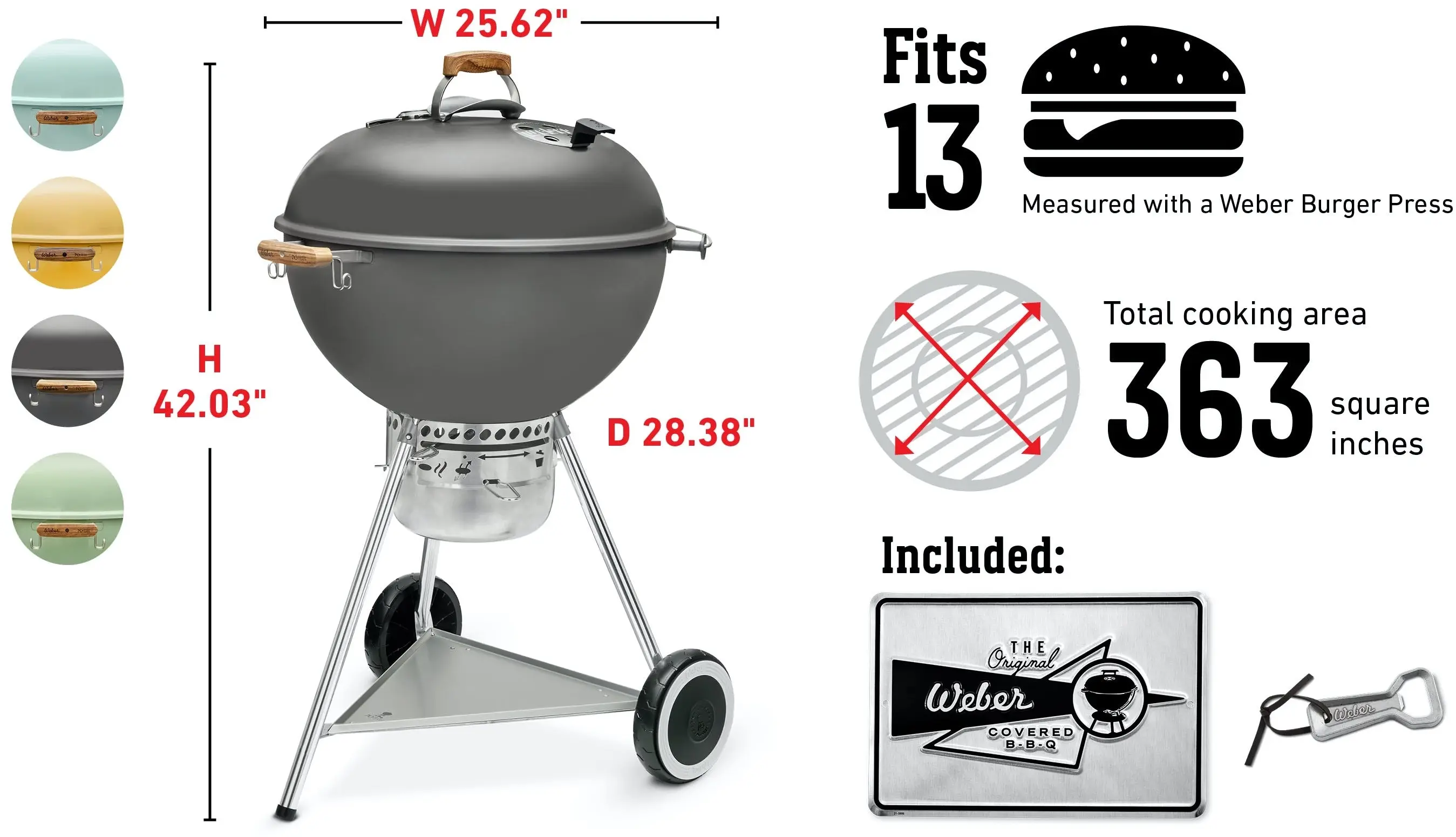 Weber 19525001 Diner Green