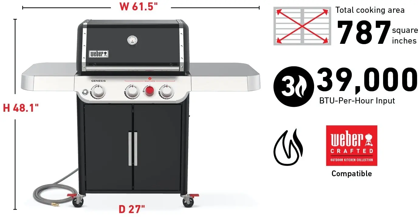 Weber 37320001 Natural Gas, Copper