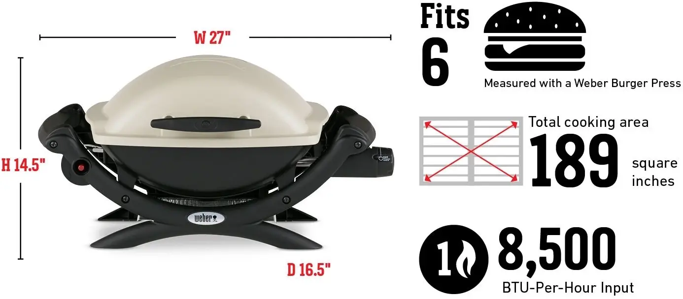 Weber 50060001 Titanium