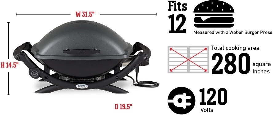 Weber 55020001 Dark Gray