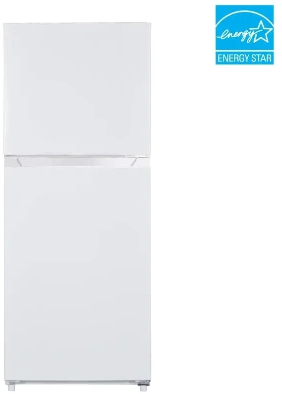 Element ENR10TFGBW 10 Cubic Foot Refrigerator With Glass Shelf White