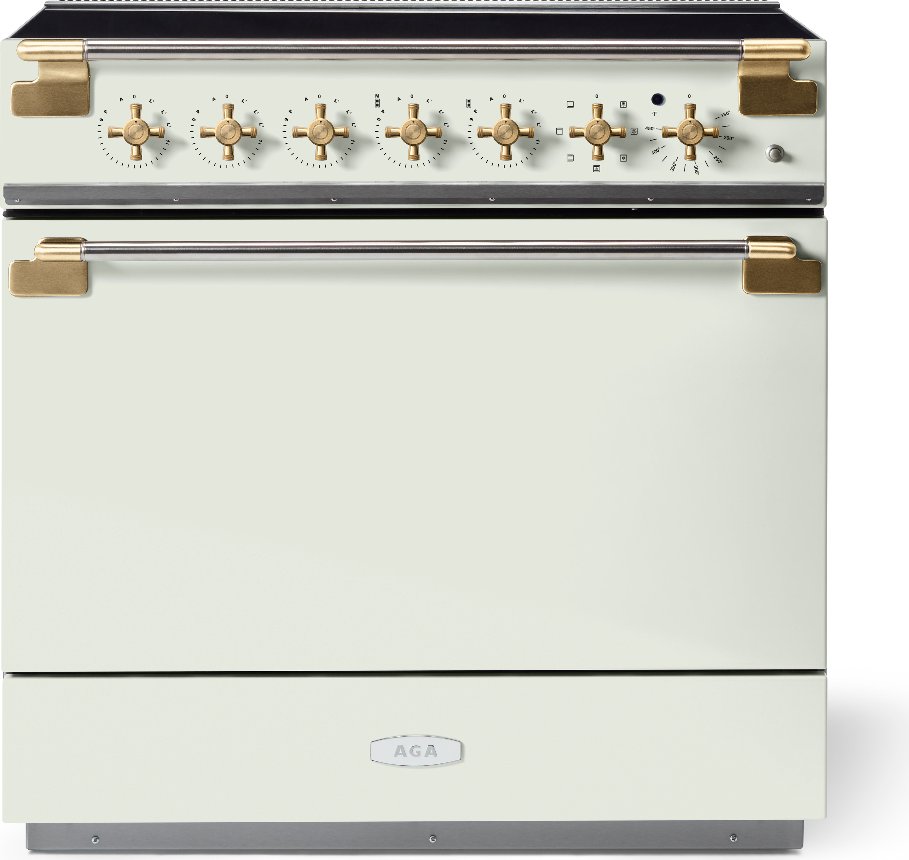 AGA AEL361INABWHT 36 Inch Freestanding Induction Range White