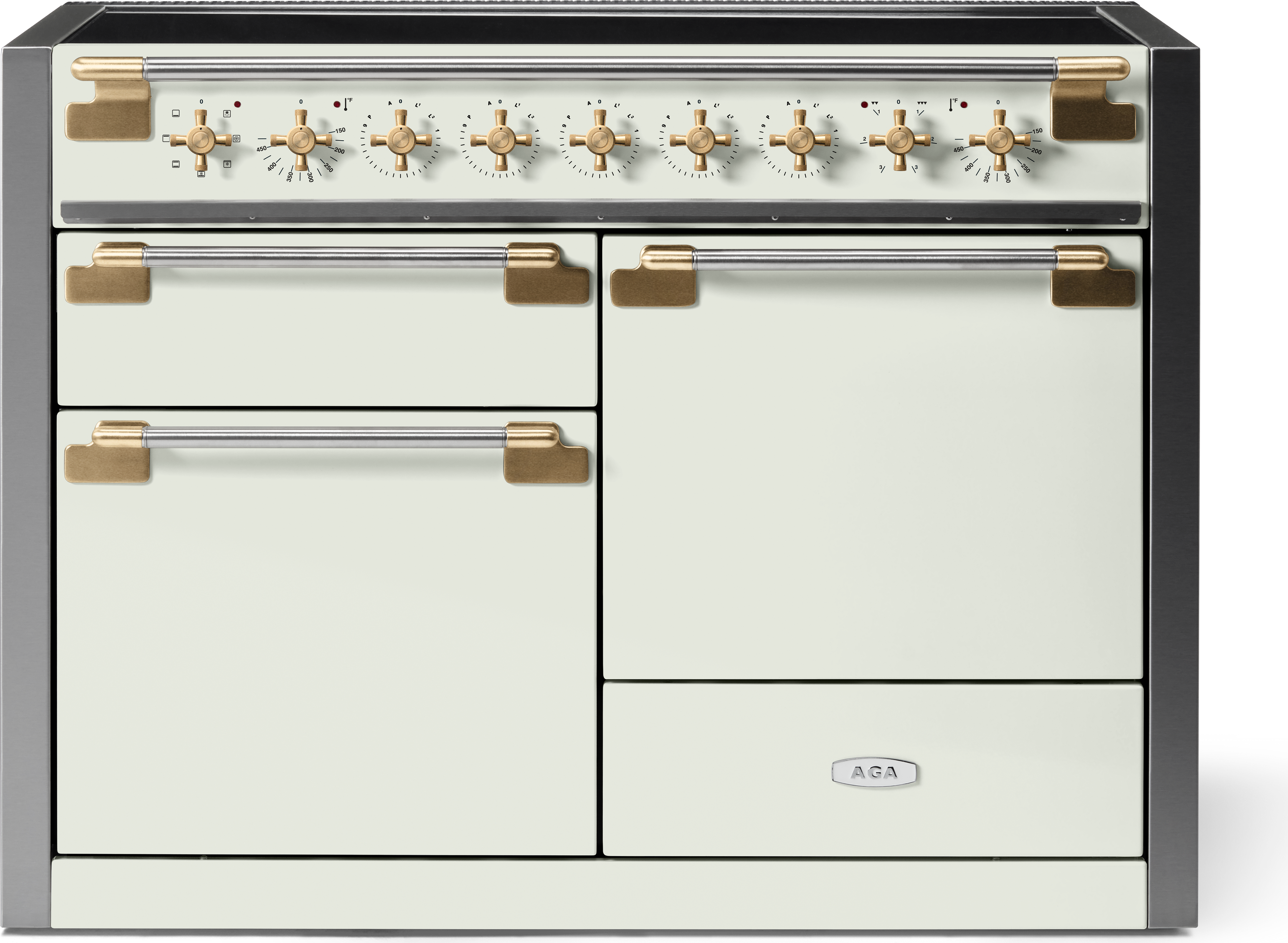 AGA AEL481INABWHT 48 Inch Freestanding Induction Range White