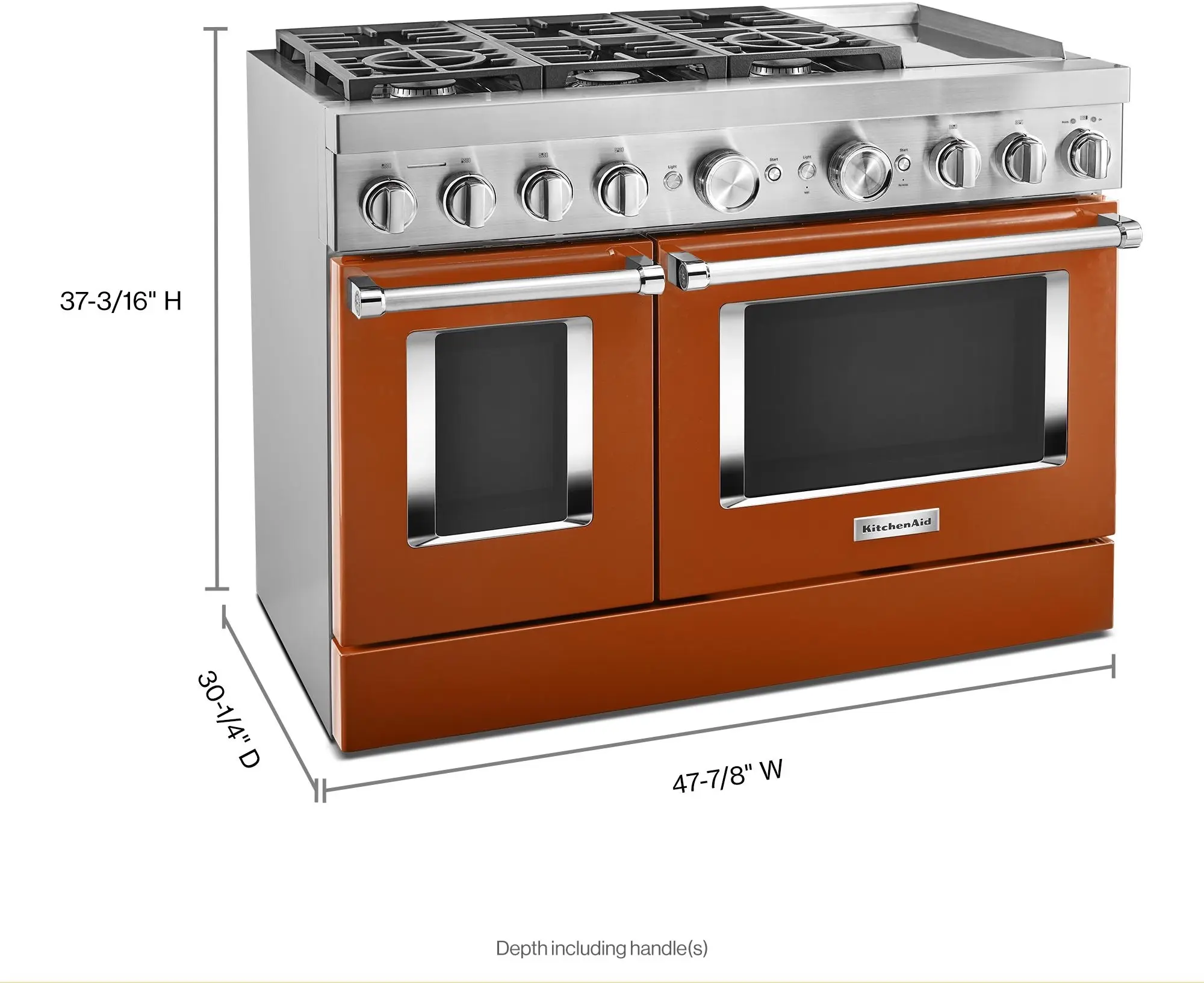 KitchenAid KFDC558JSC Scorched Orange