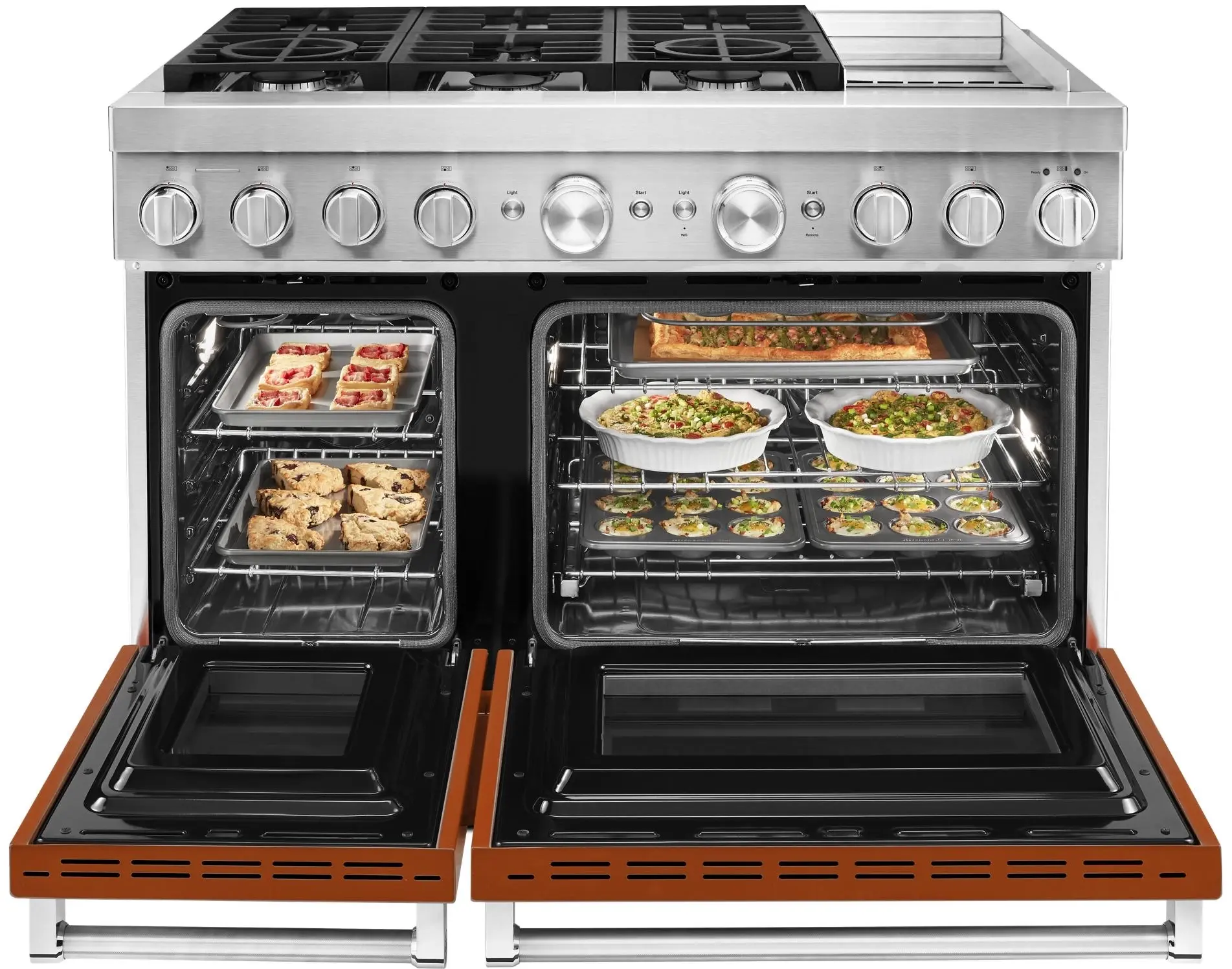 KitchenAid KFDC558JSC Scorched Orange