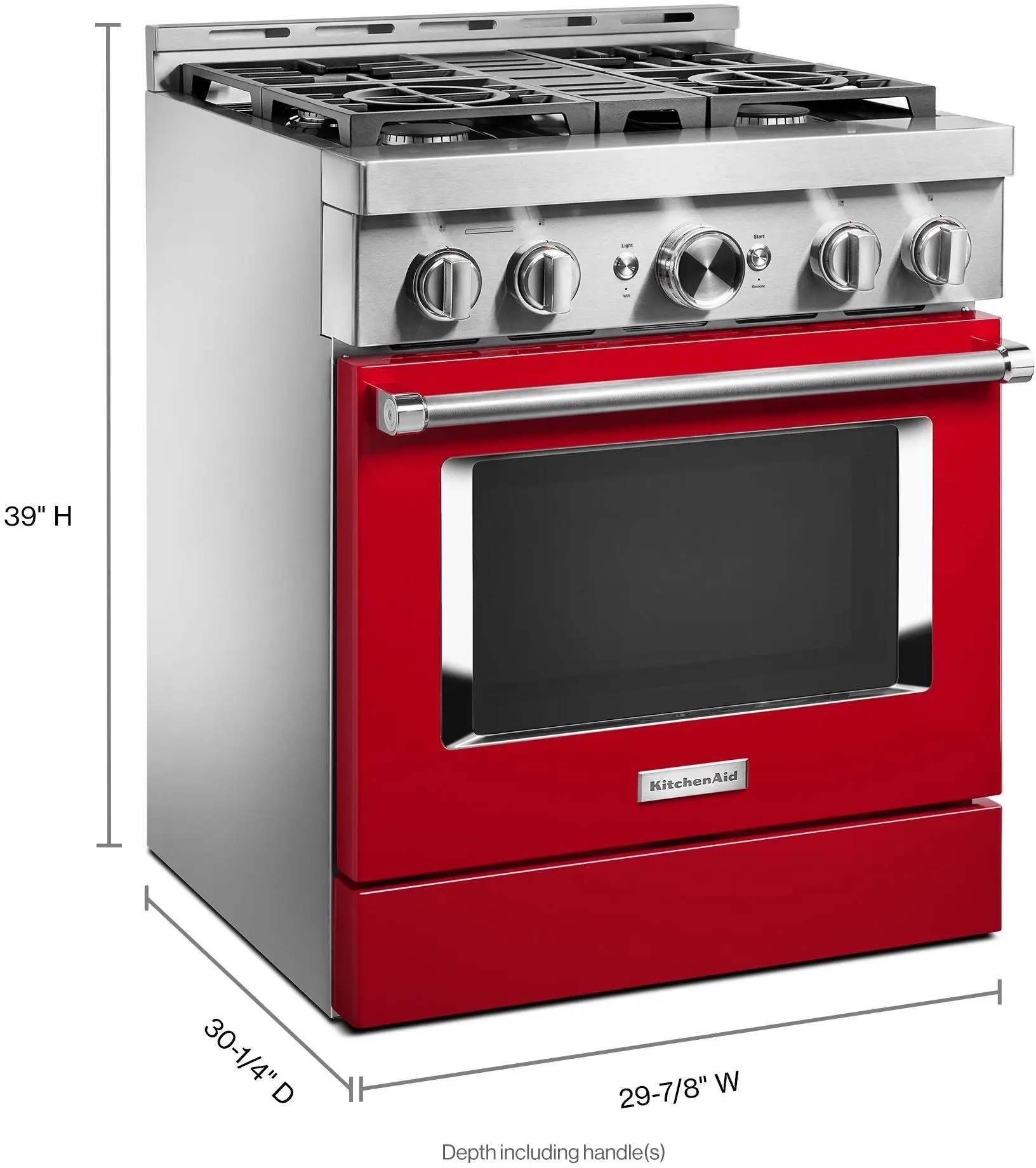 KitchenAid KFGC500JPA Passion Red