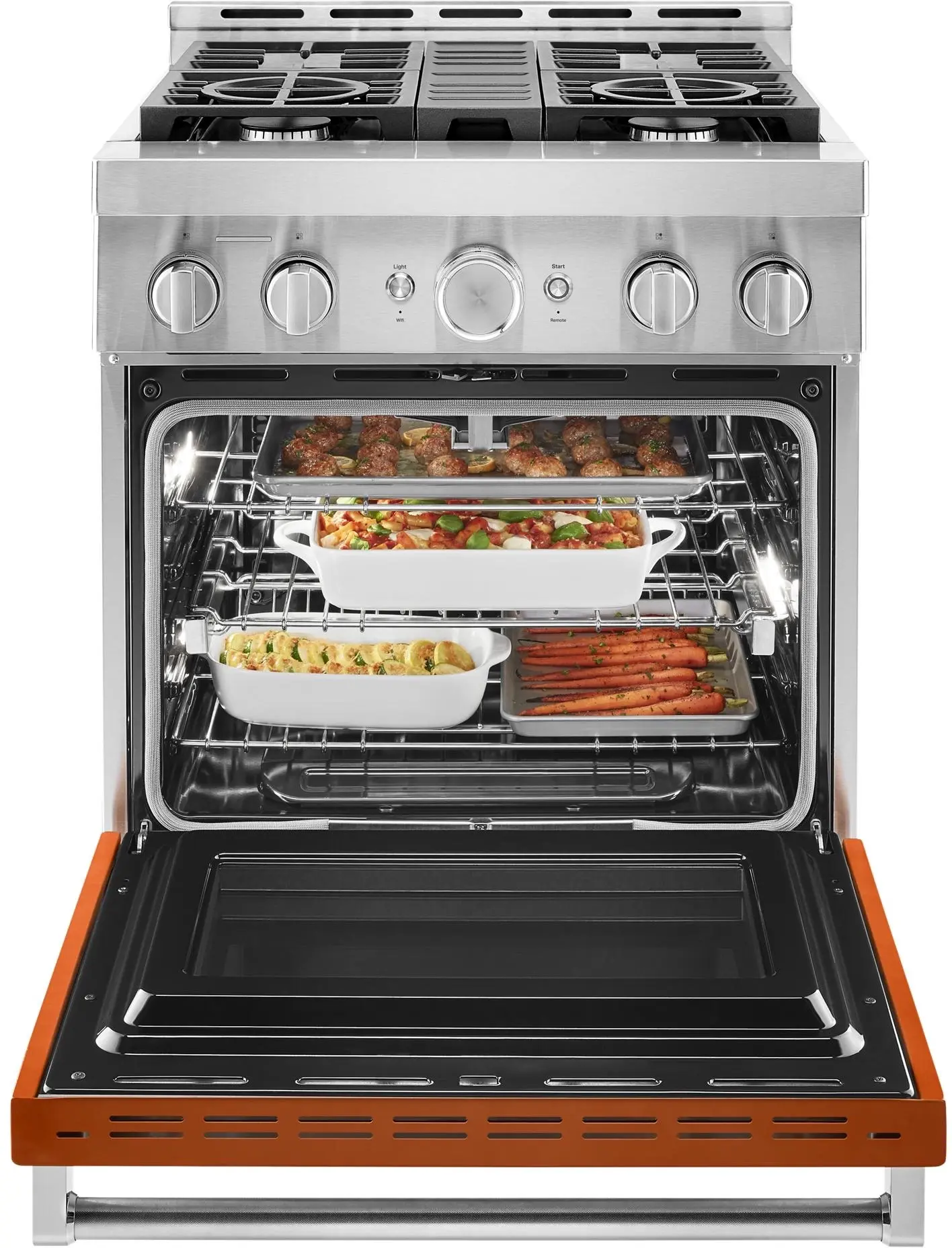 KitchenAid KFGC500JSC Scorched Orange