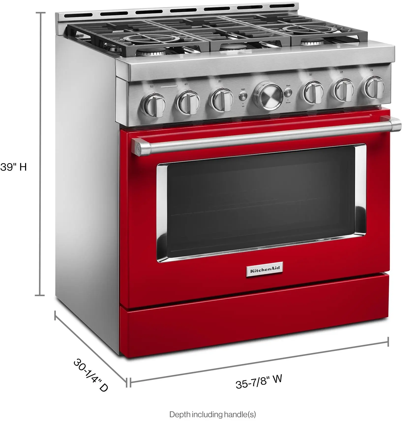 KitchenAid KFGC506JPA Passion Red