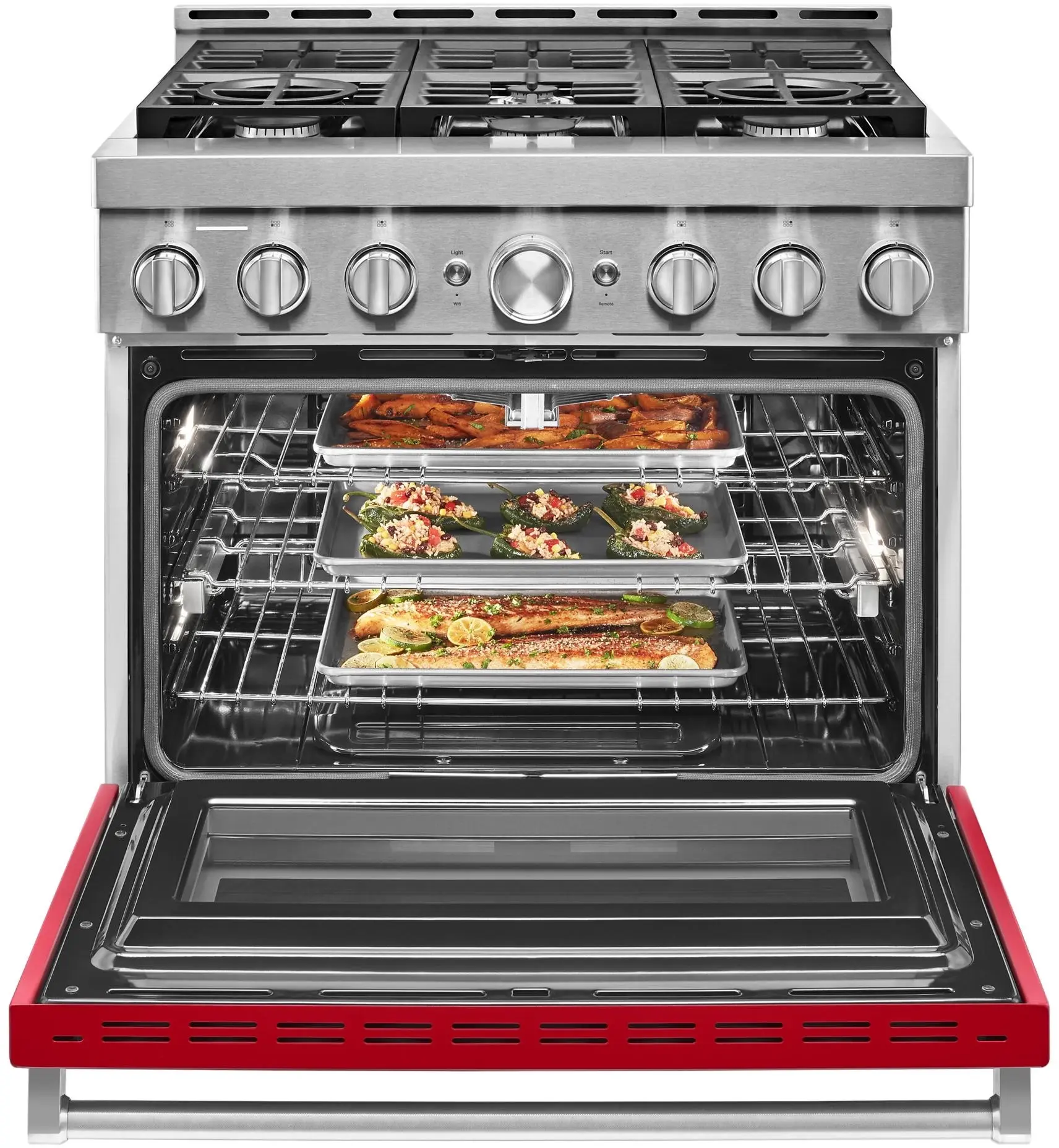 KitchenAid KFGC506JPA Passion Red