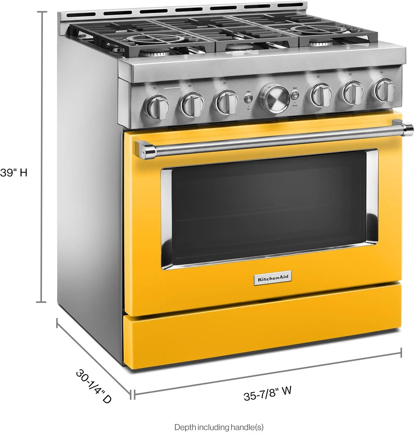 KitchenAid KFGC506JYP Yellow Pepper