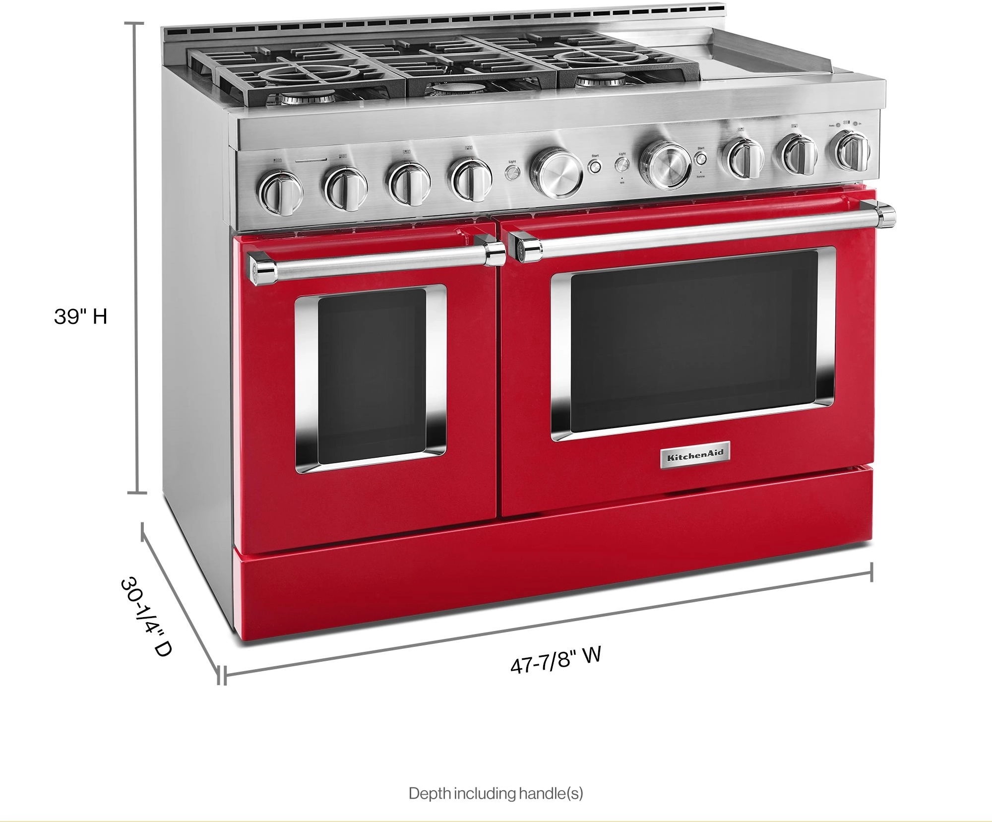 KitchenAid KFGC558JPA Passion Red