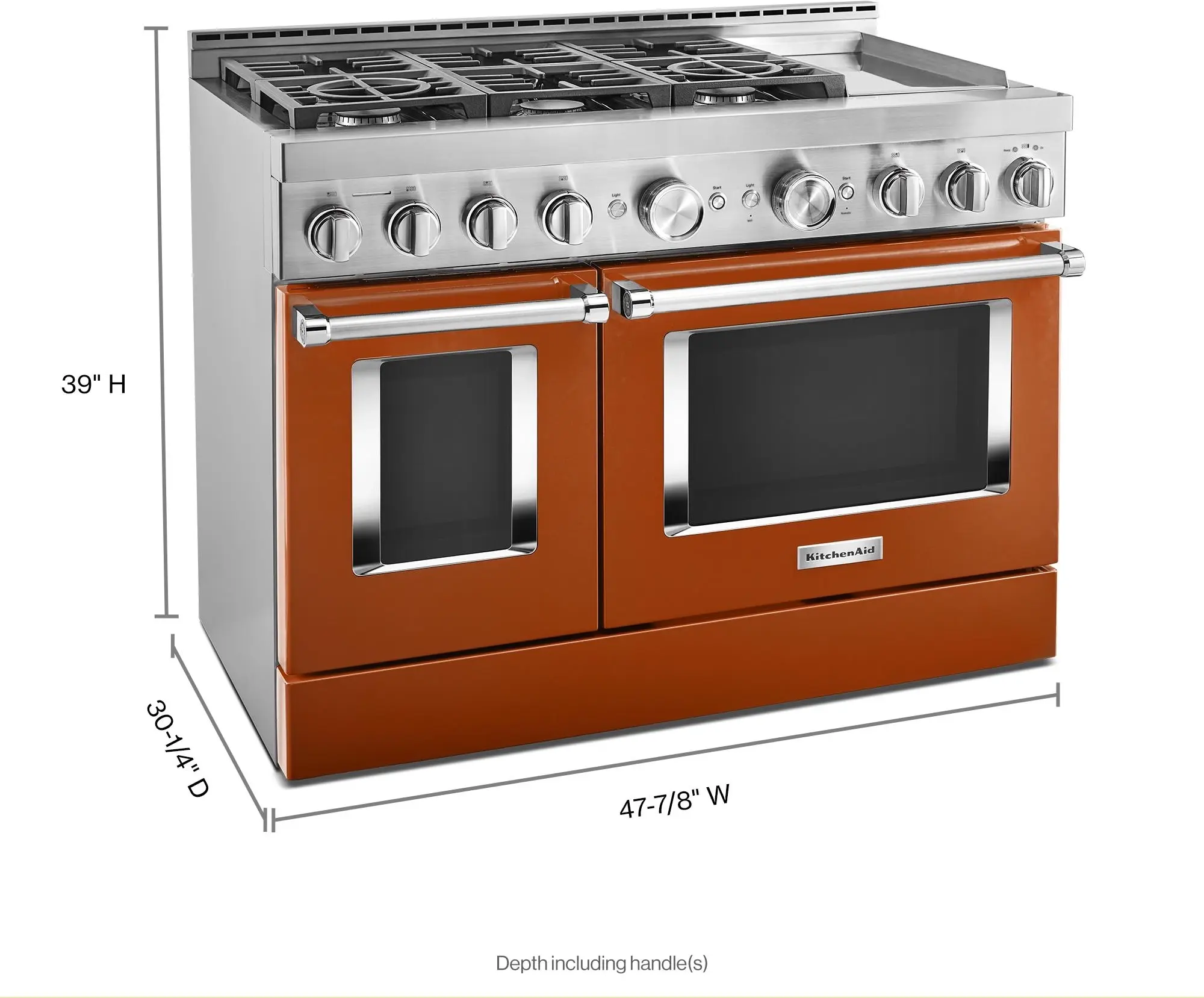 KitchenAid KFGC558JSC Scorched Orange
