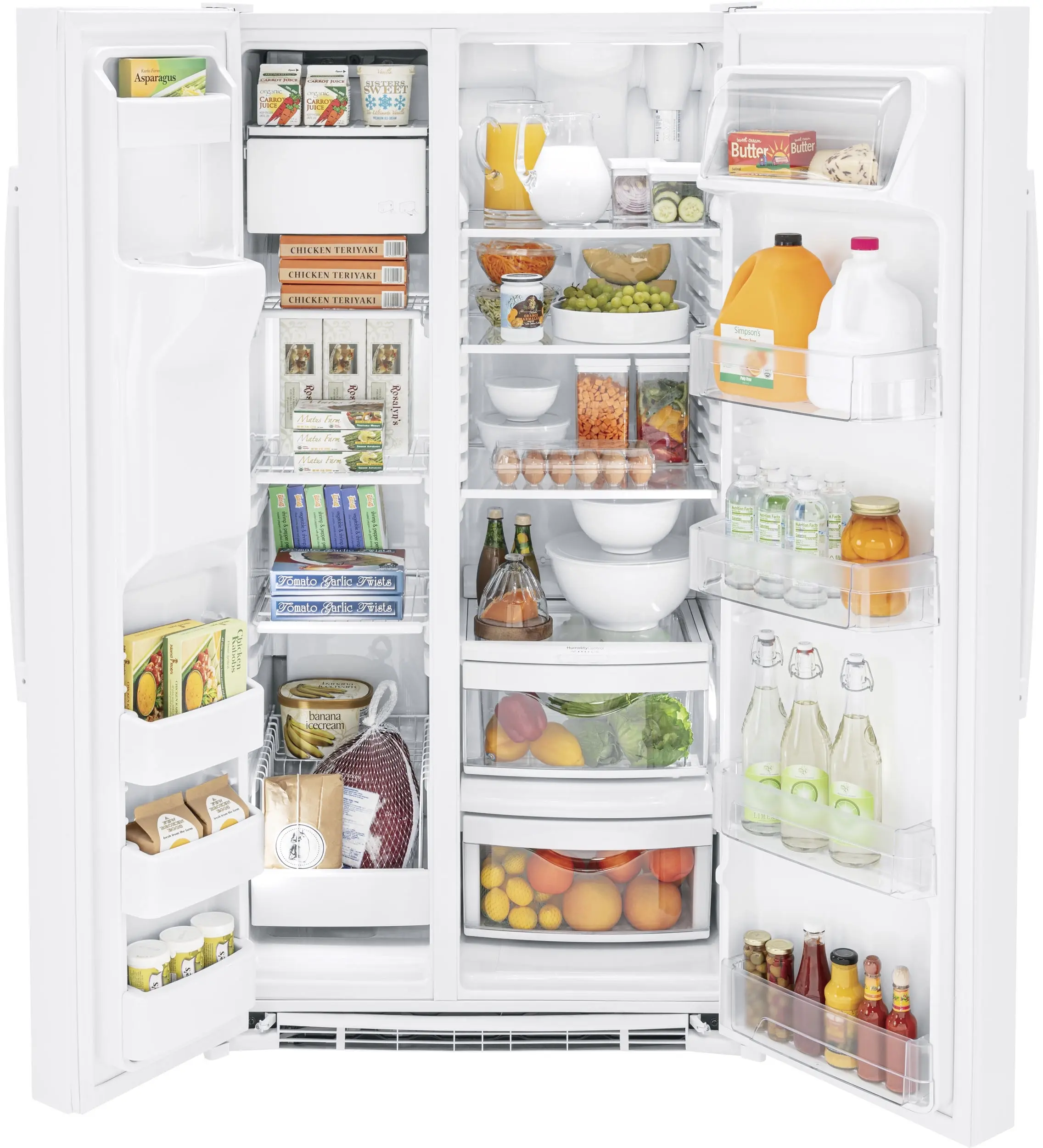 GE GSS25GGPWW High-Gloss White
