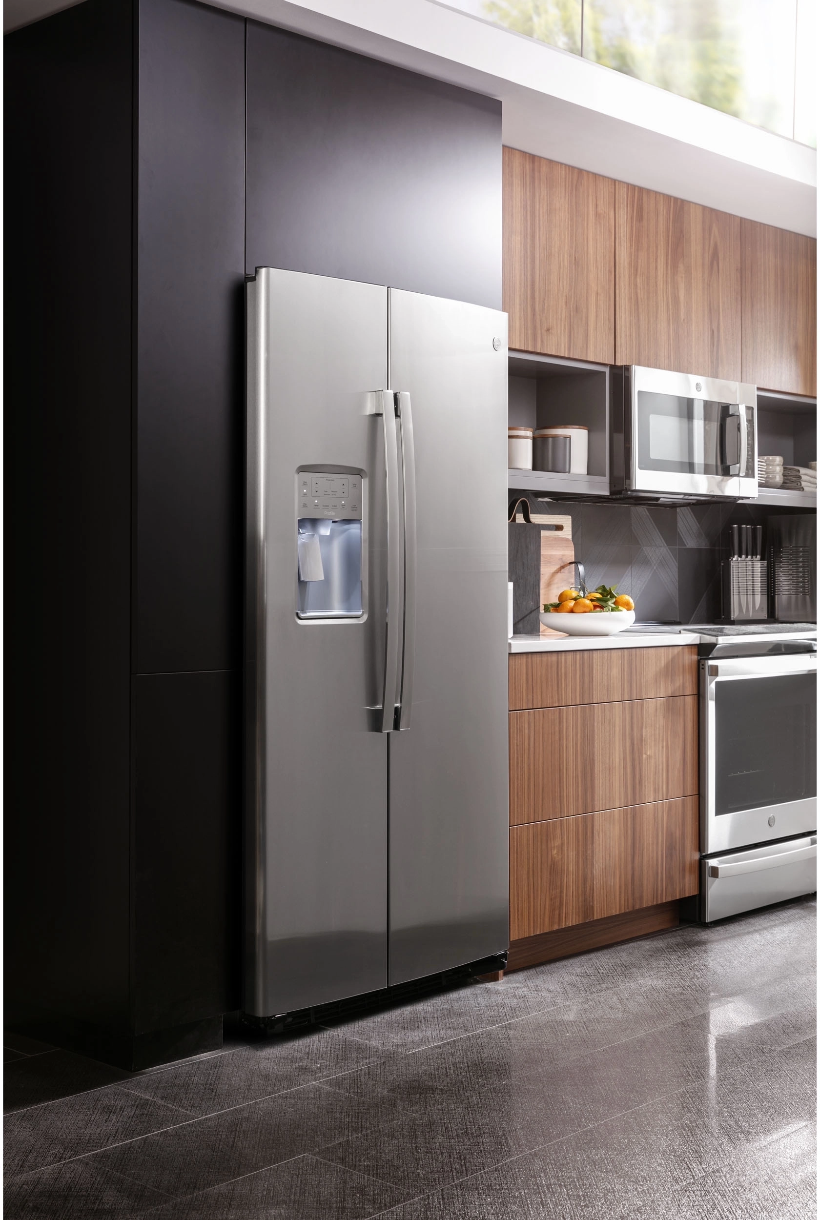 GE PSE25KYHFS 36 Inch Freestanding Side by Side Refrigerator