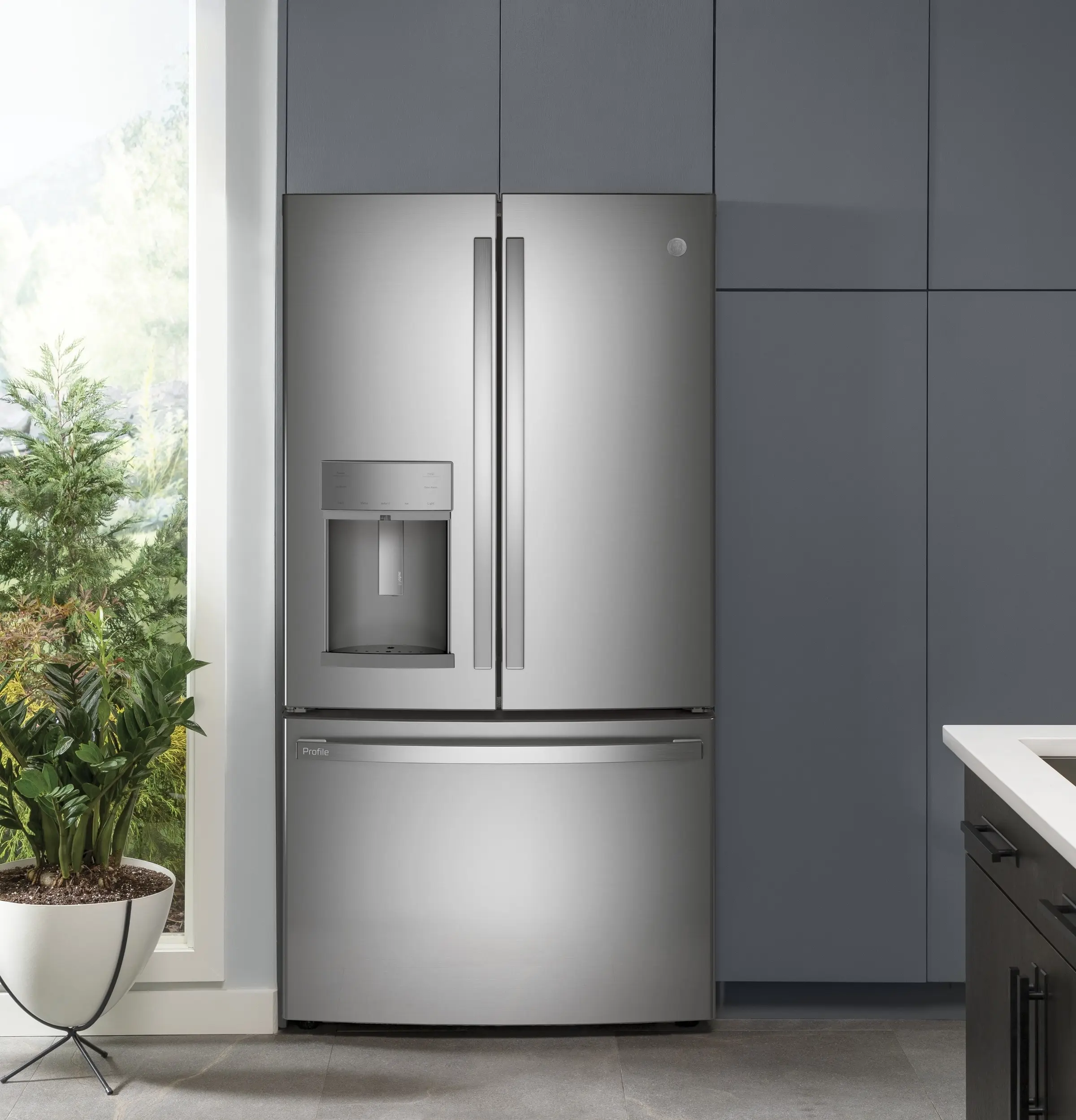 GE PYD22KYNFS Fingerprint Resistant Stainless