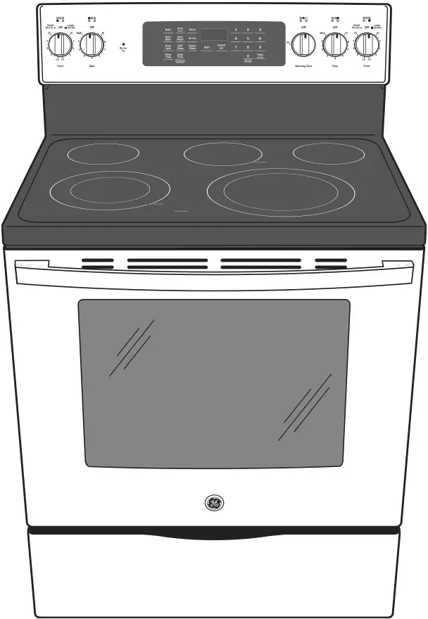 GE JB735DPBB Black