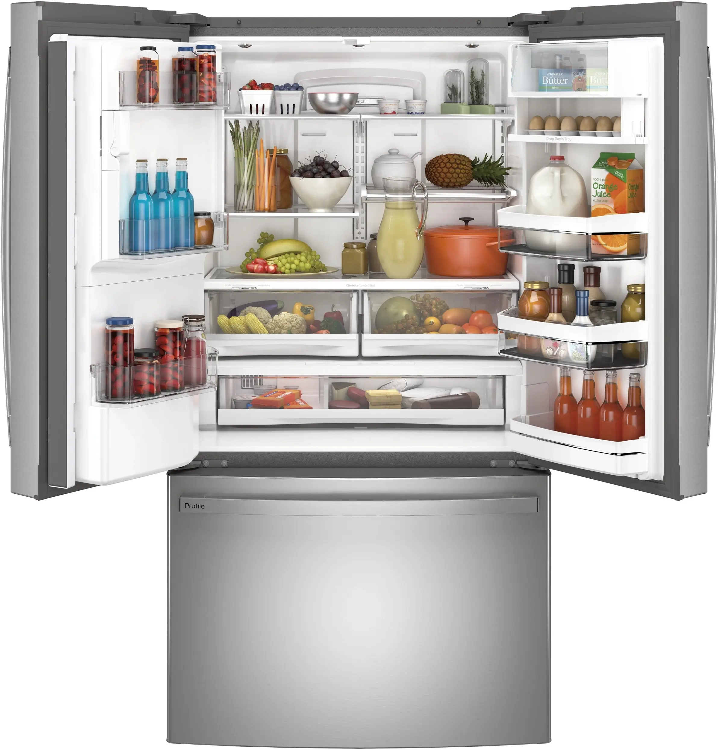 GE PYE22PYNFS Fingerprint Resistant Stainless Steel
