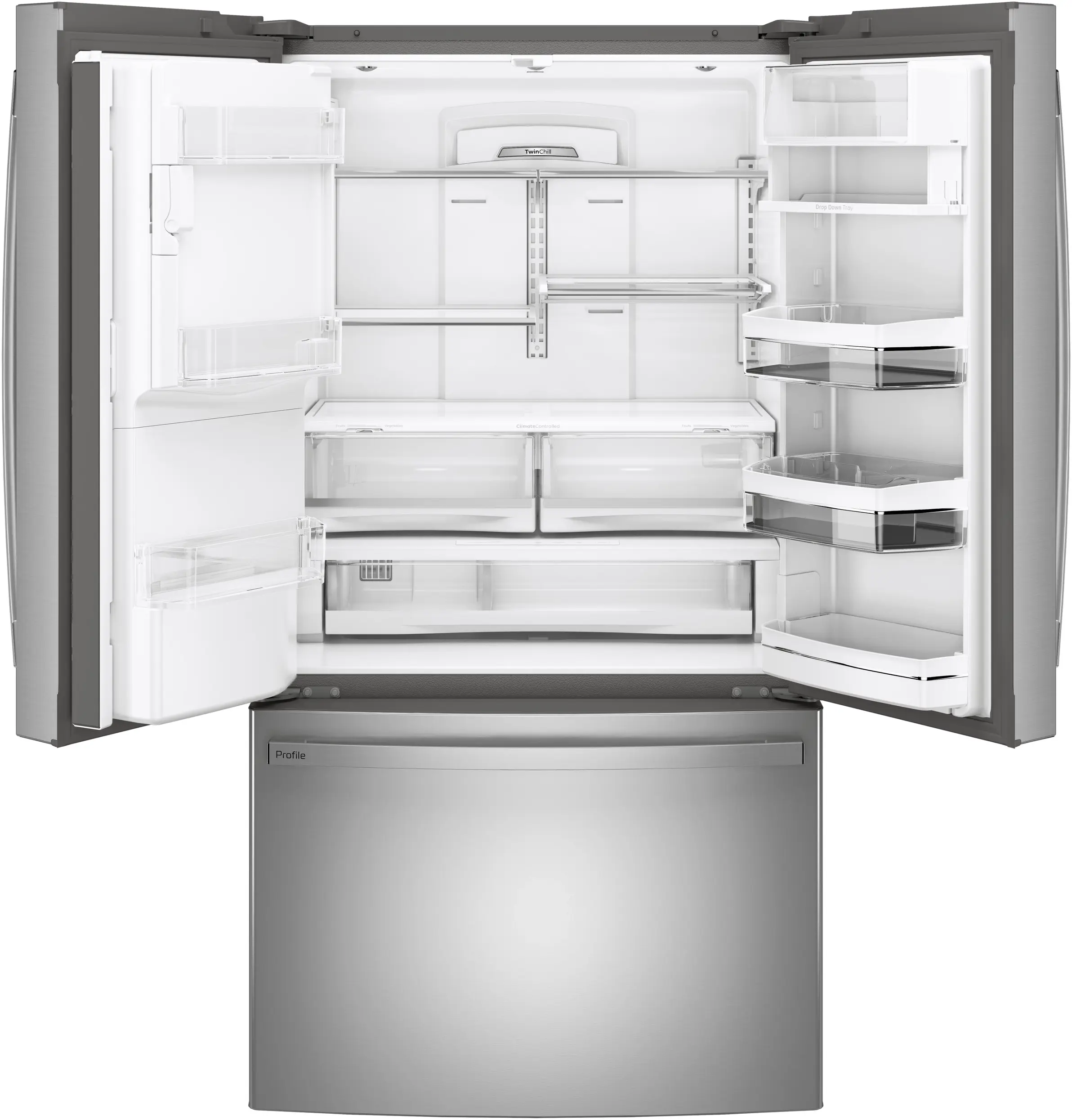 GE PYE22PYNFS Fingerprint Resistant Stainless Steel
