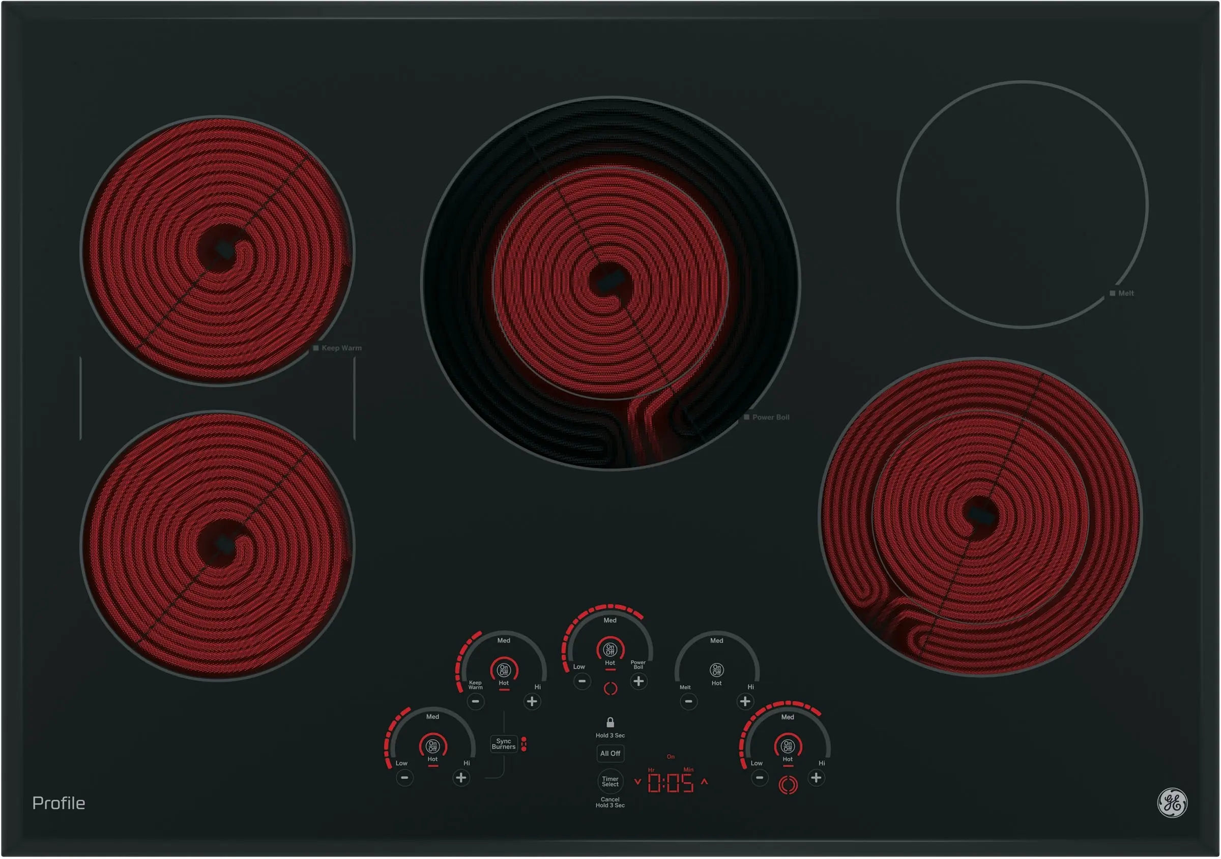 GE PP9030DJBB Black