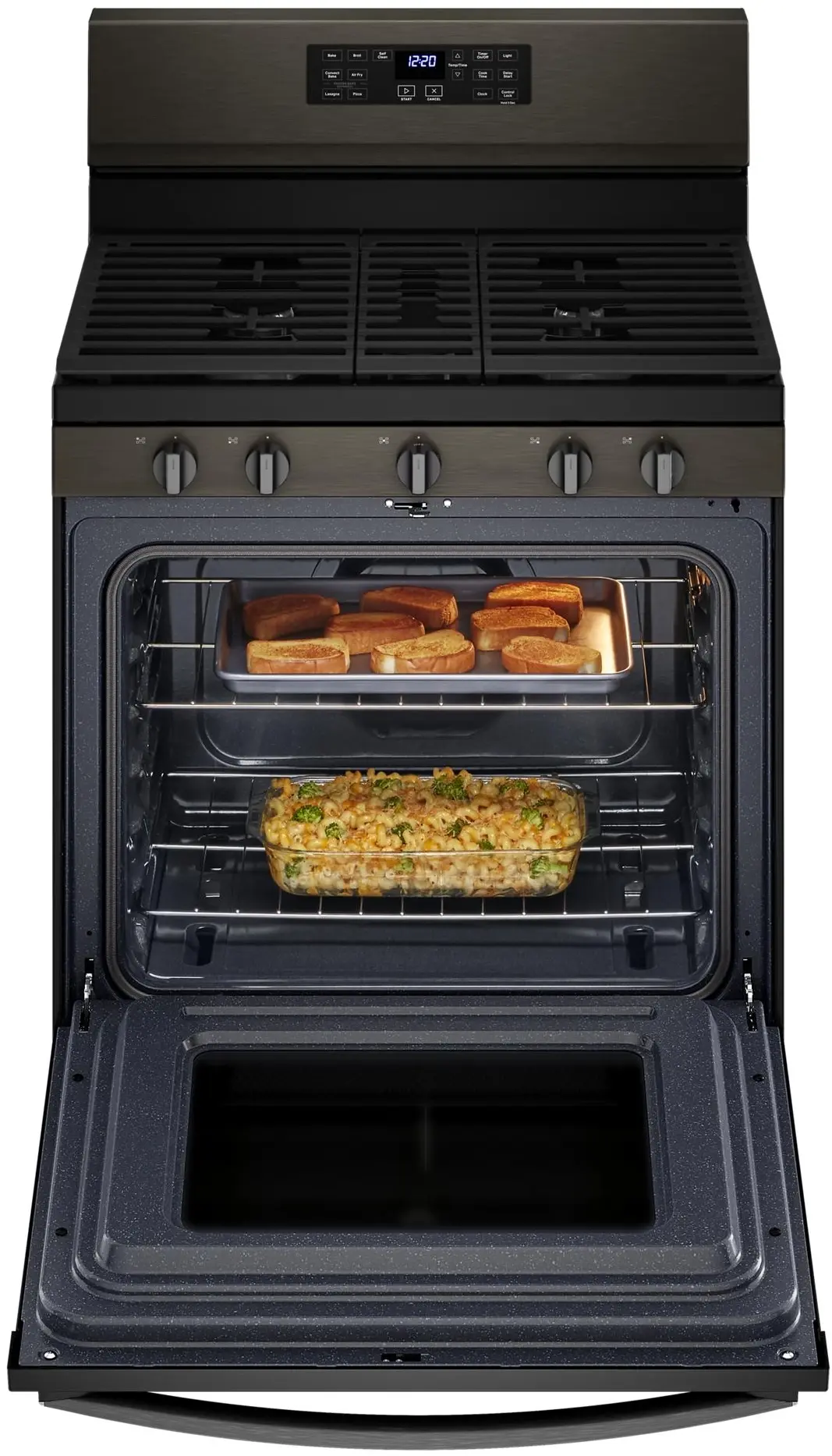 Whirlpool WFG550S0LV Fingerprint-Resistant Black Stainless Steel