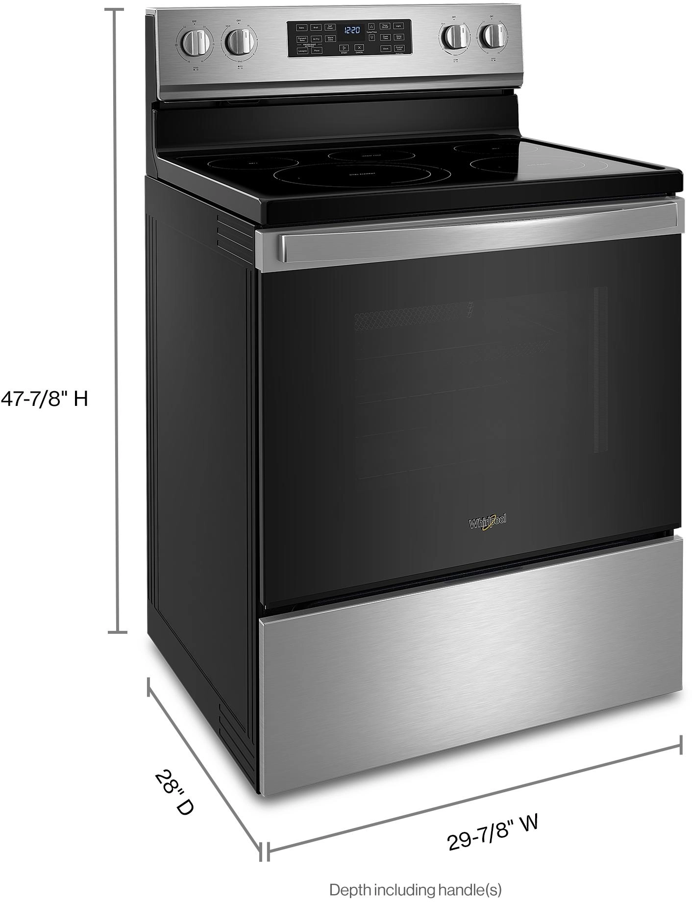 Whirlpool WFE550S0LZ Fingerprint-Resistant Stainless Steel