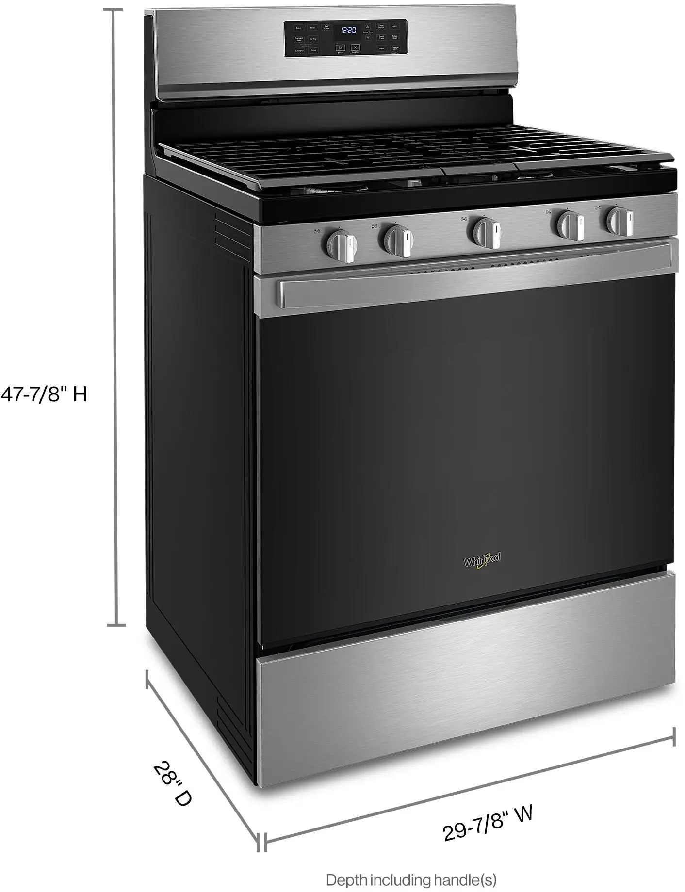 Whirlpool WFG550S0LZ Fingerprint-Resistant Stainless Steel