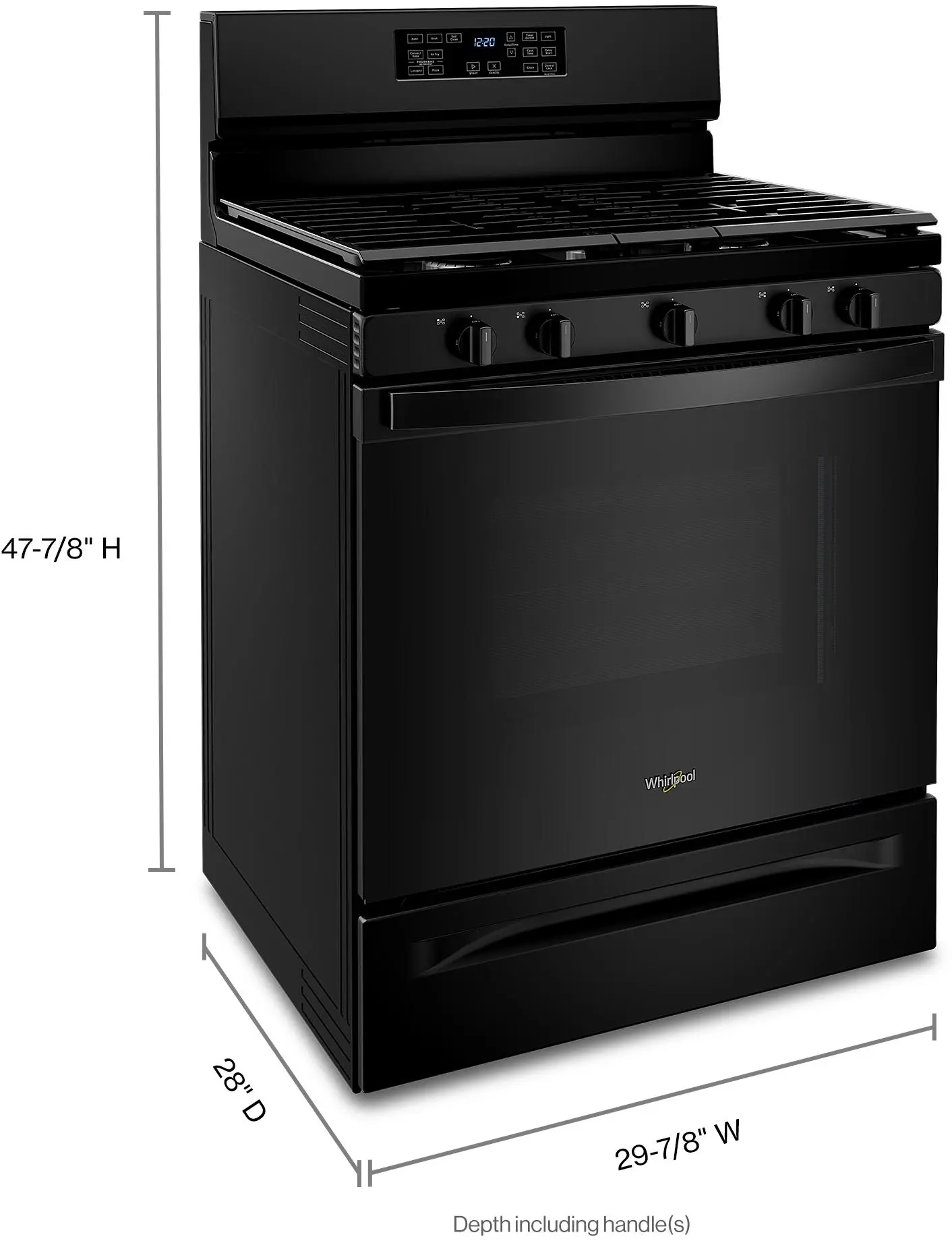 Whirlpool WFG550S0LB Black