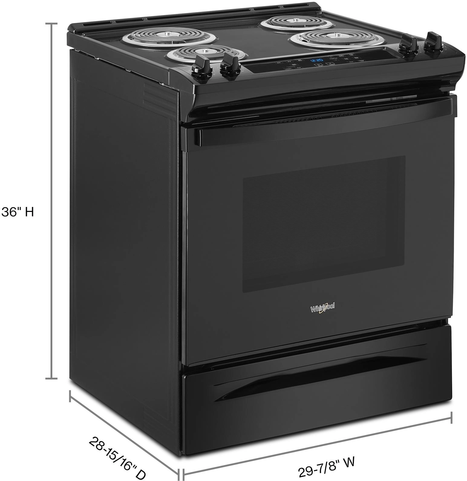 Whirlpool WEC310S0LB Black