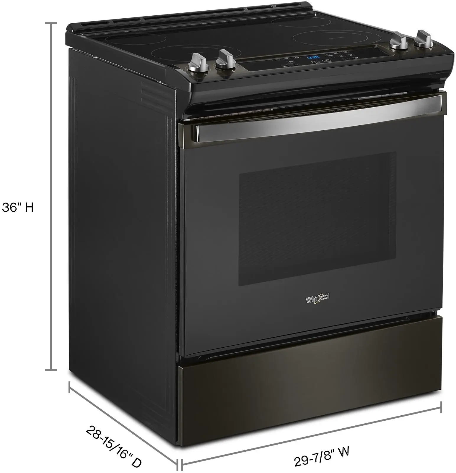 Whirlpool WEE515S0LV Fingerprint-Resistant Black Stainless Steel