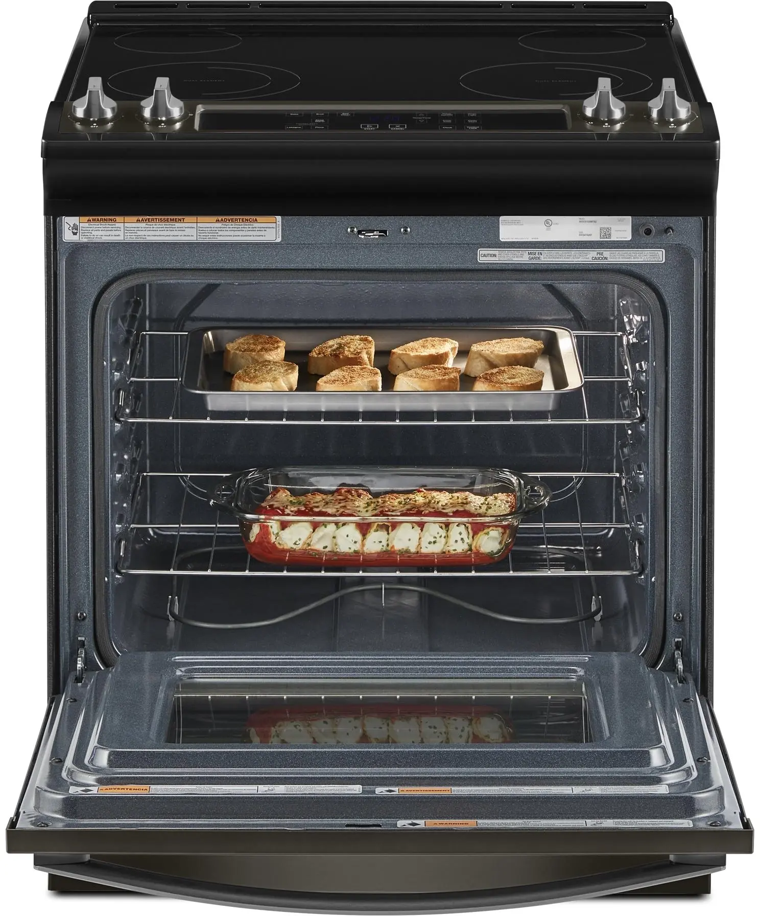 Whirlpool WEE515S0LV Fingerprint-Resistant Black Stainless Steel
