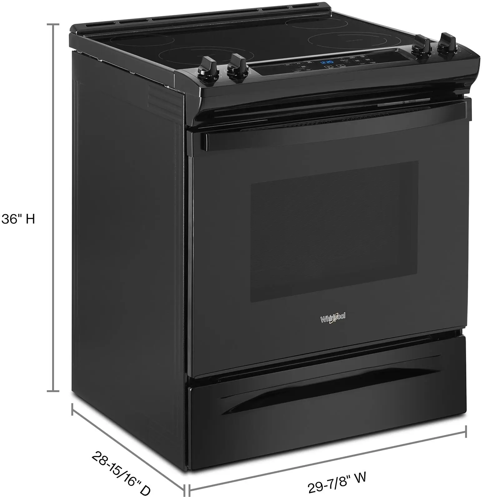 Whirlpool WEE515S0LB Black