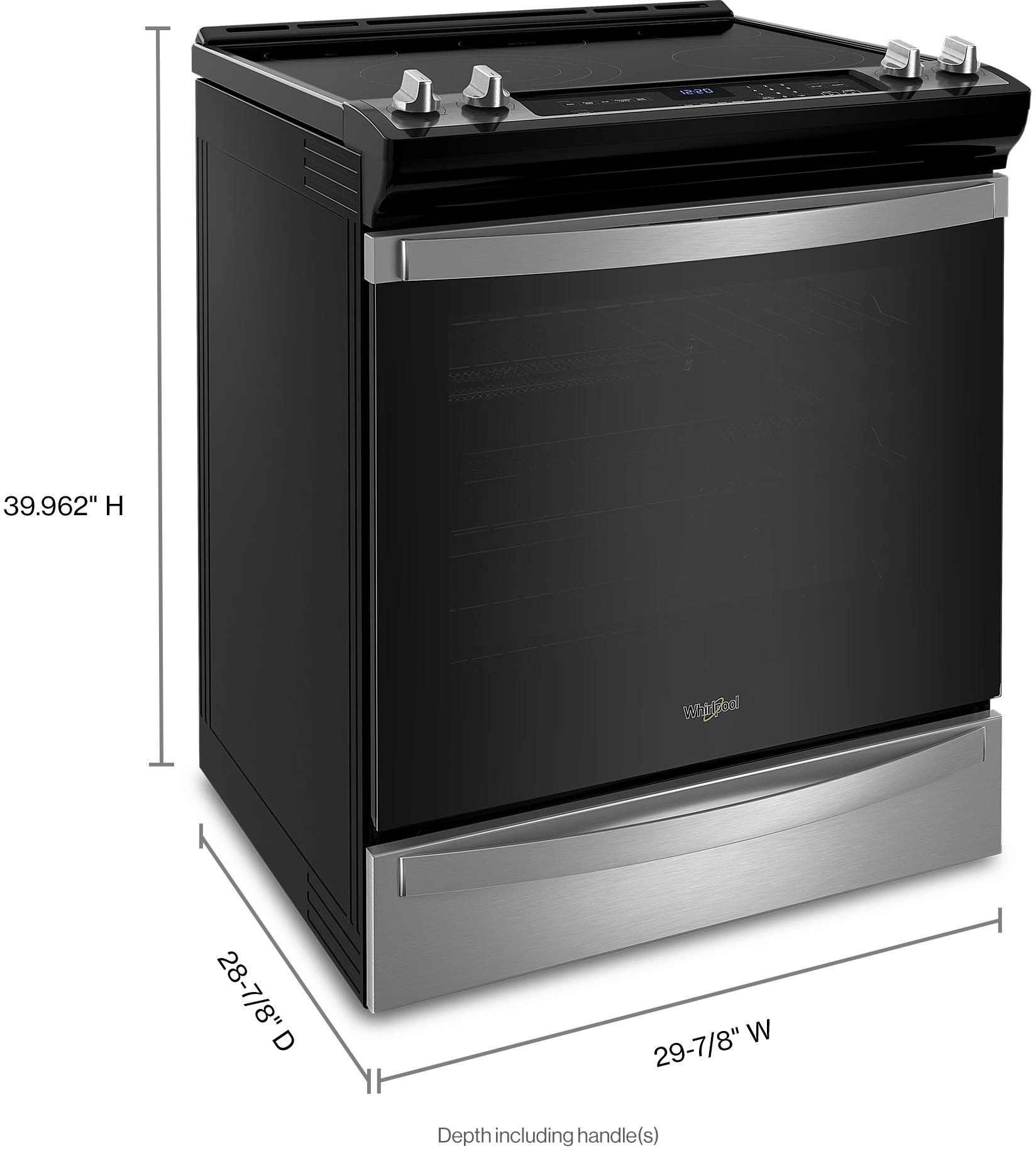 Whirlpool WEE745H0LZ Fingerprint-Resistant Stainless Steel