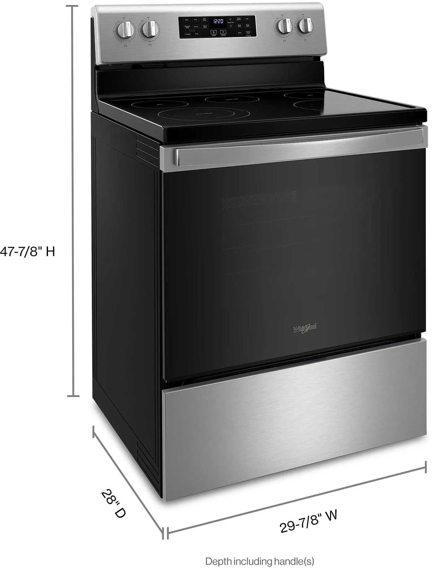 Whirlpool WFE535S0LS Stainless Steel