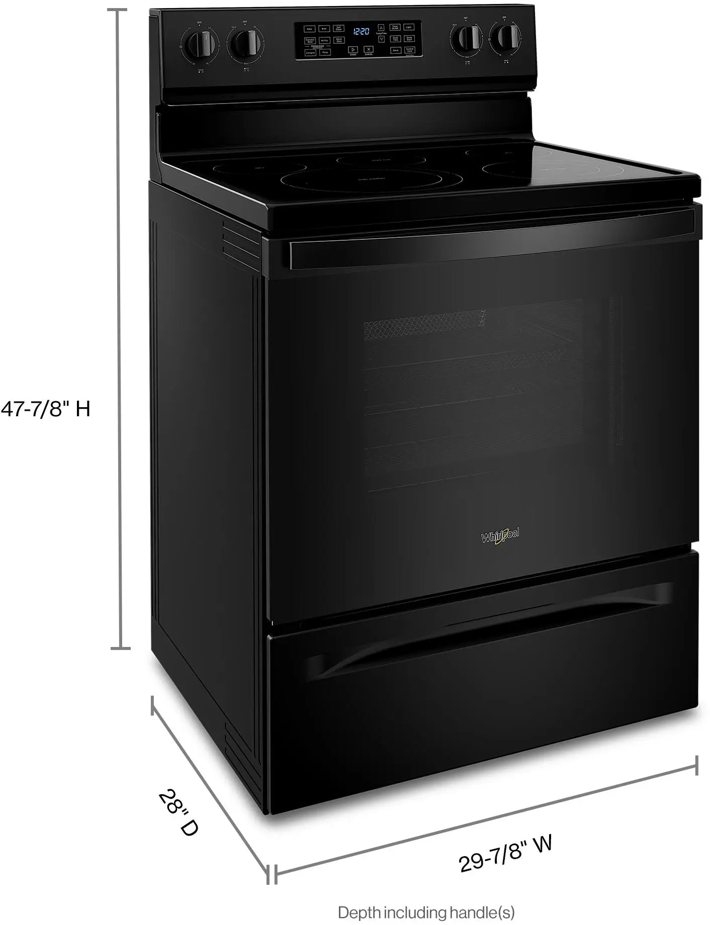 Whirlpool WFE550S0LB Black