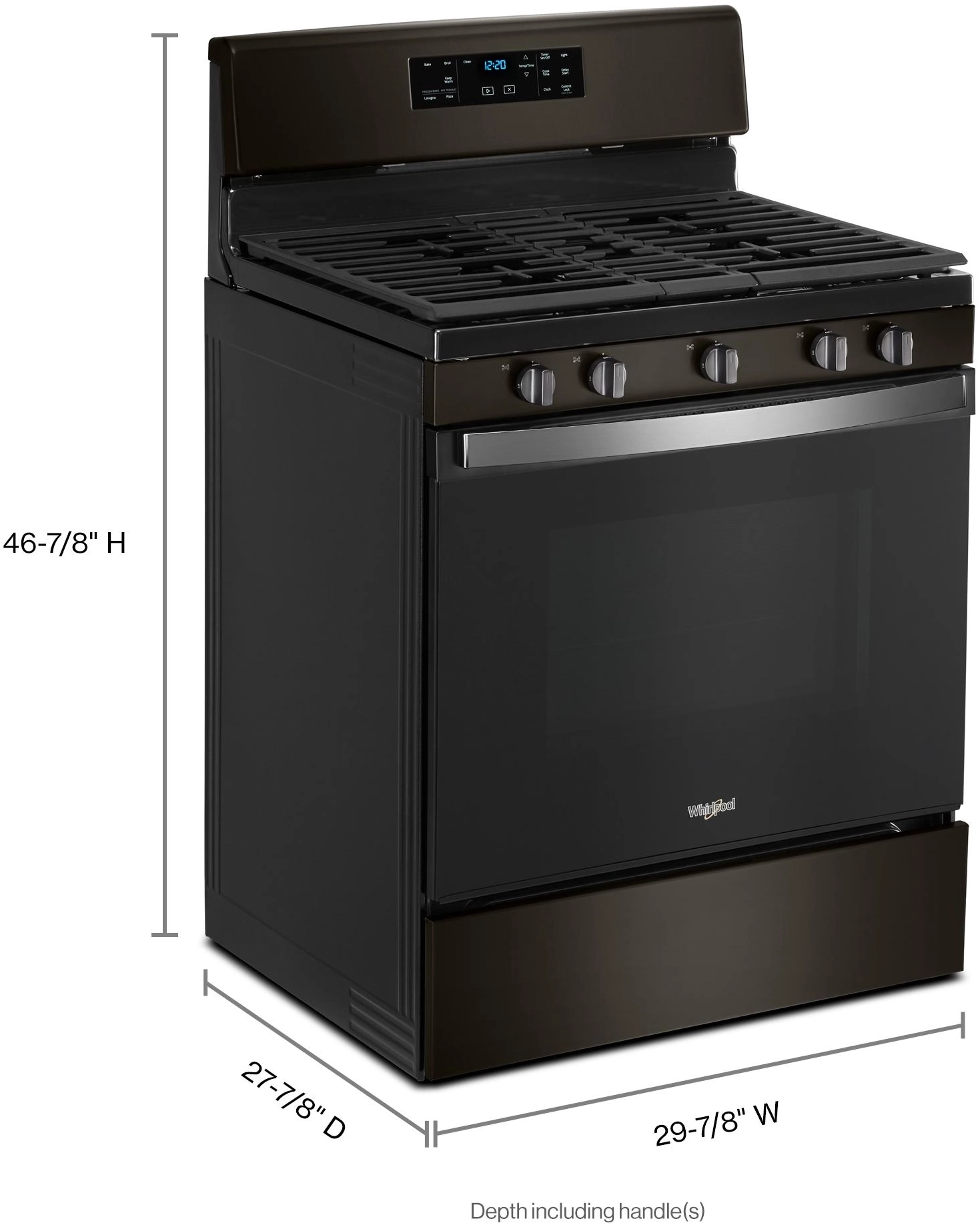 Whirlpool WFG525S0JV Black Stainless Steel