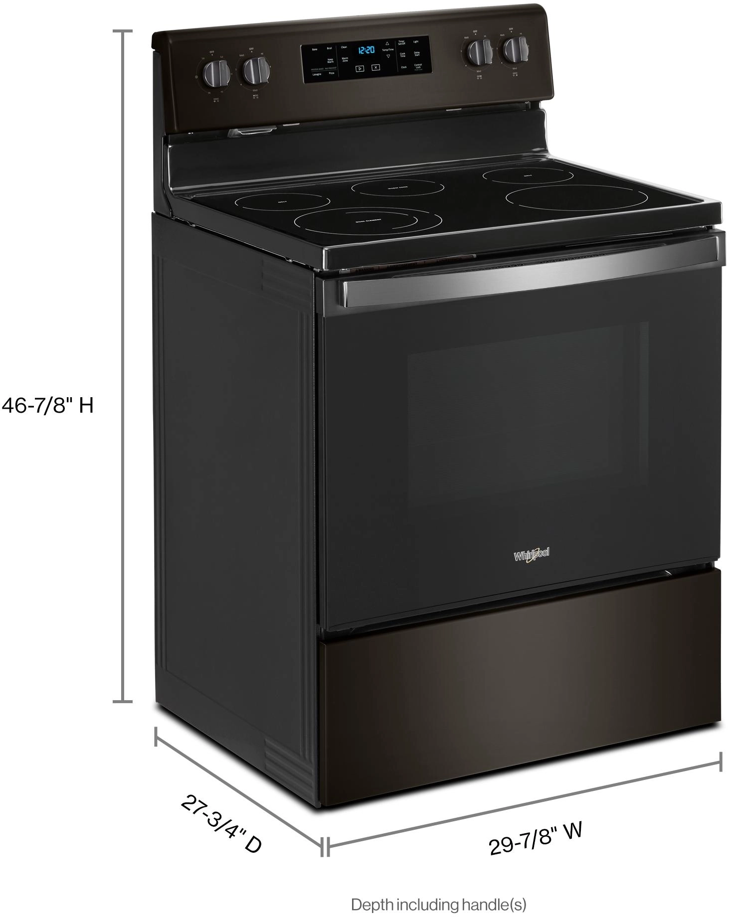 Whirlpool WFE525S0JV Black Stainless Steel