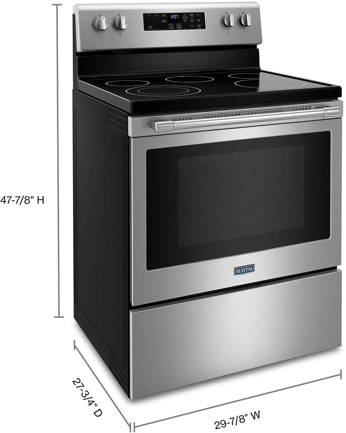 Maytag MER4600LS Stainless Steel