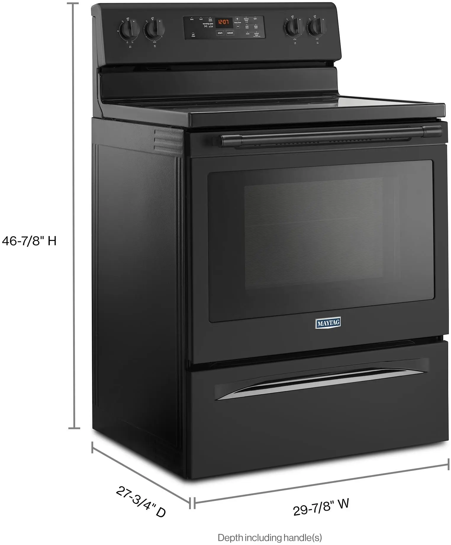 Maytag MER6600FB Black