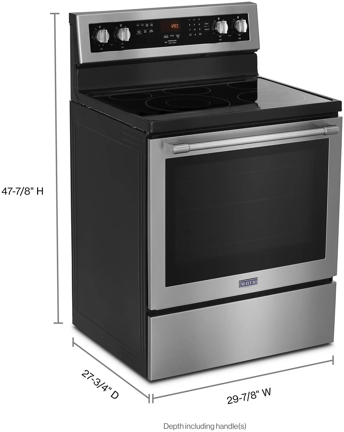 Maytag MER8800FZ Stainless Steel with Fingerprint Resistant