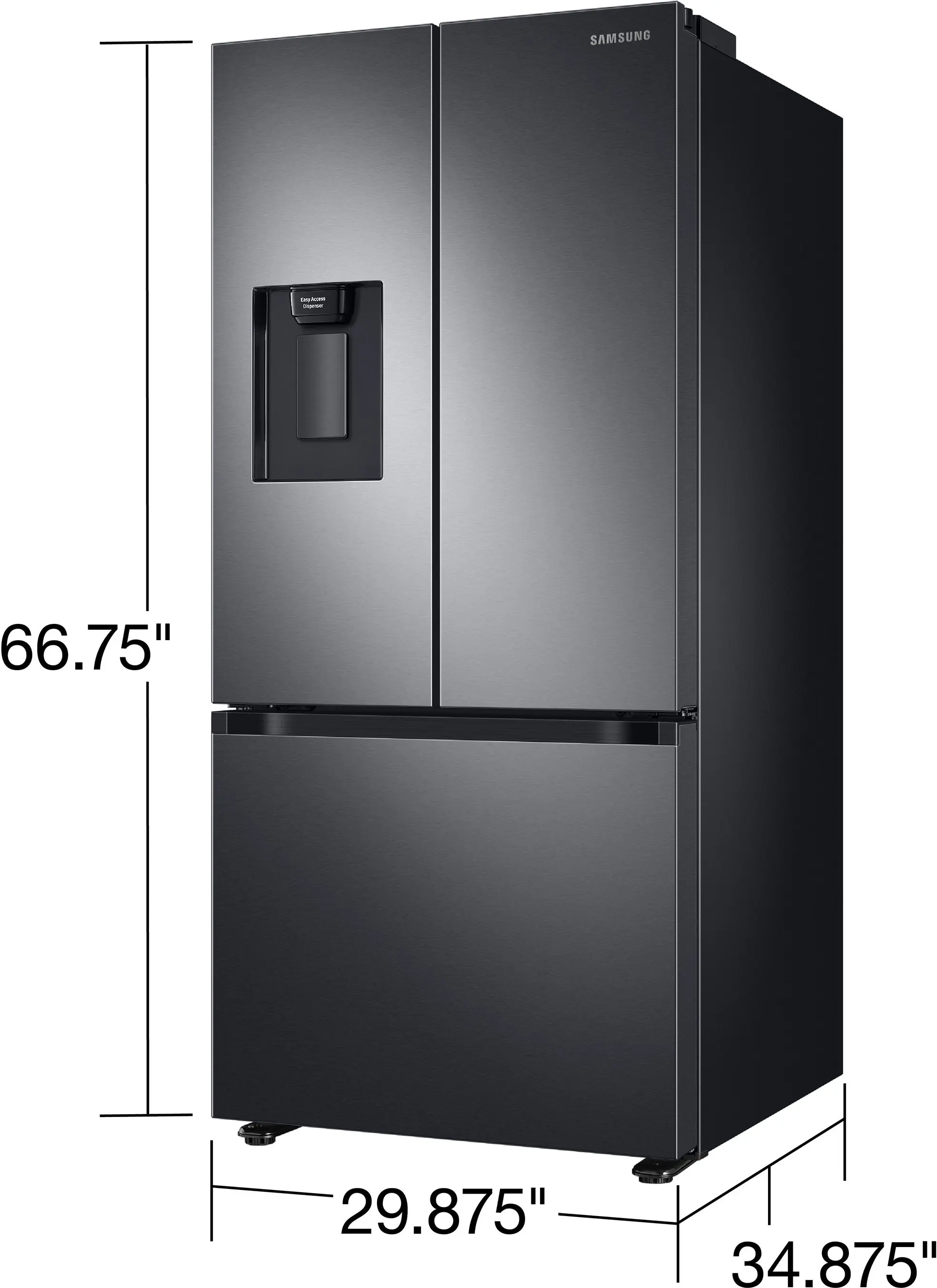 Samsung RF22A4221SG Black Stainless