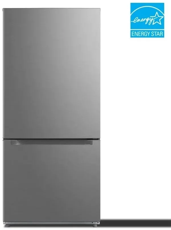 Element ERBM19CBS 19 Cubic Foot Bottom Mount Freezer Refrigerator: S...