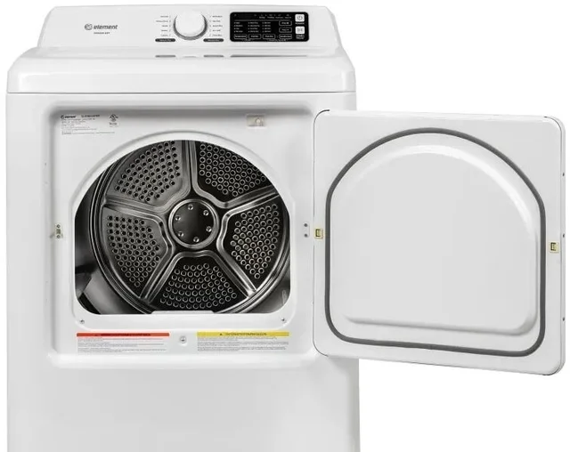 Element ETDE6727CW 6.7 Cubic Foot Electric Dryer: White