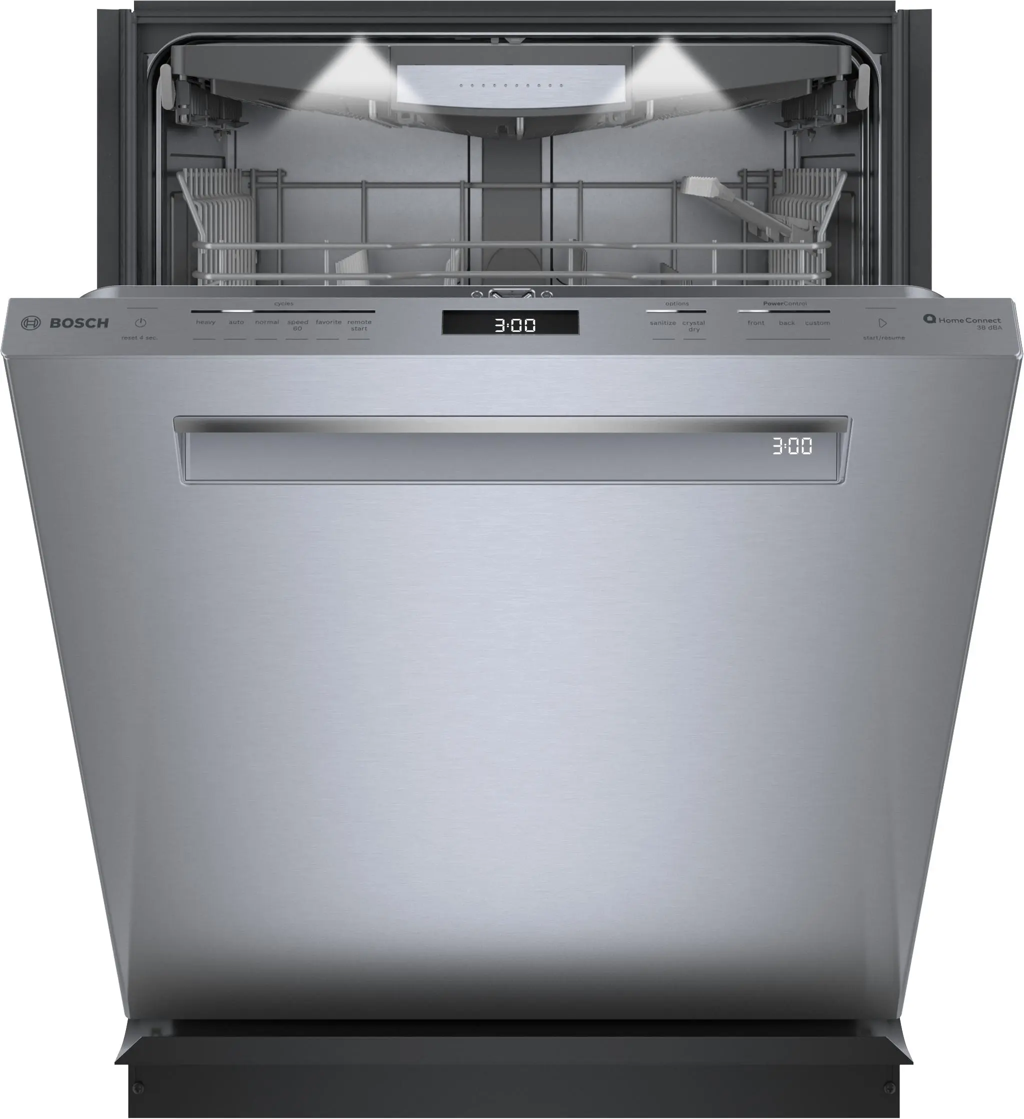 Bosch SHP9PCM5N 24 Inch Fully Integrated Built-In Smart Dishwasher