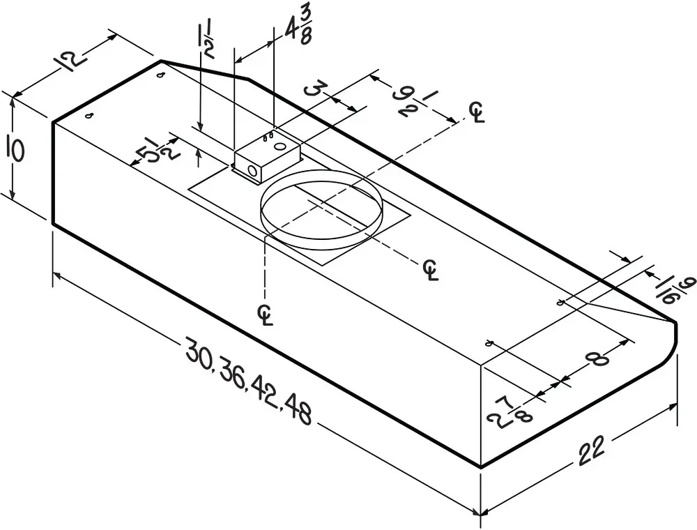 Broan E64E42SS Stainless Steel, 42 Inch