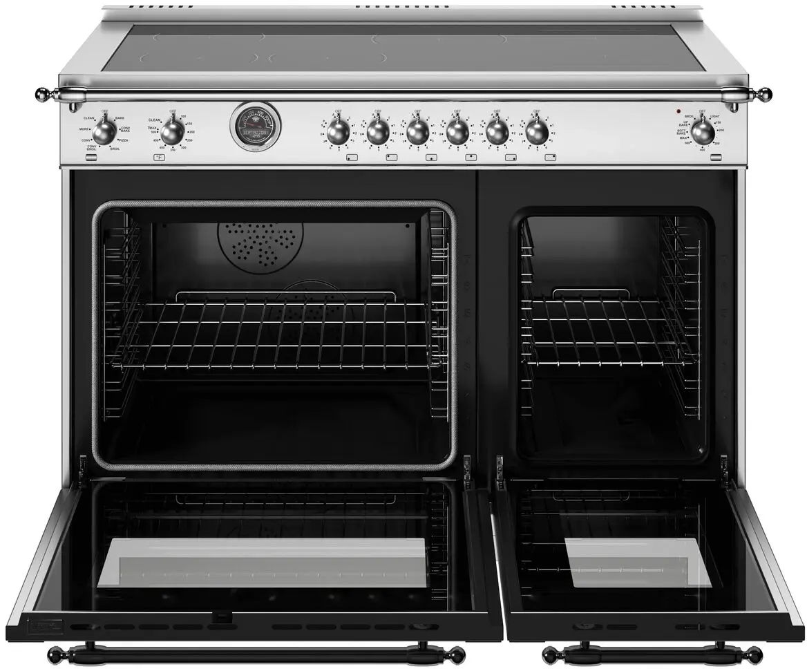 Bertazzoni HER486IGFEPXT Heritage Series 48 Inch Freestanding