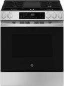 30" Slide-In Front-Control Convection Gas Range with No Preheat Air Fry and EasyWash™ Oven Tray